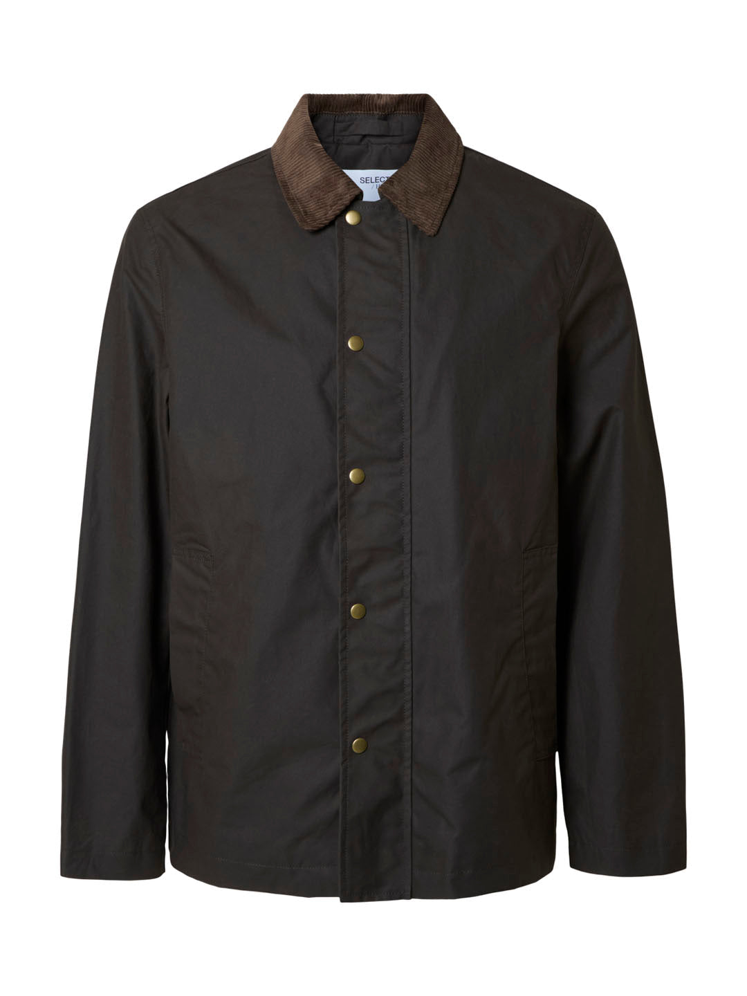 Dark Brown Waxed Cotton Jacket