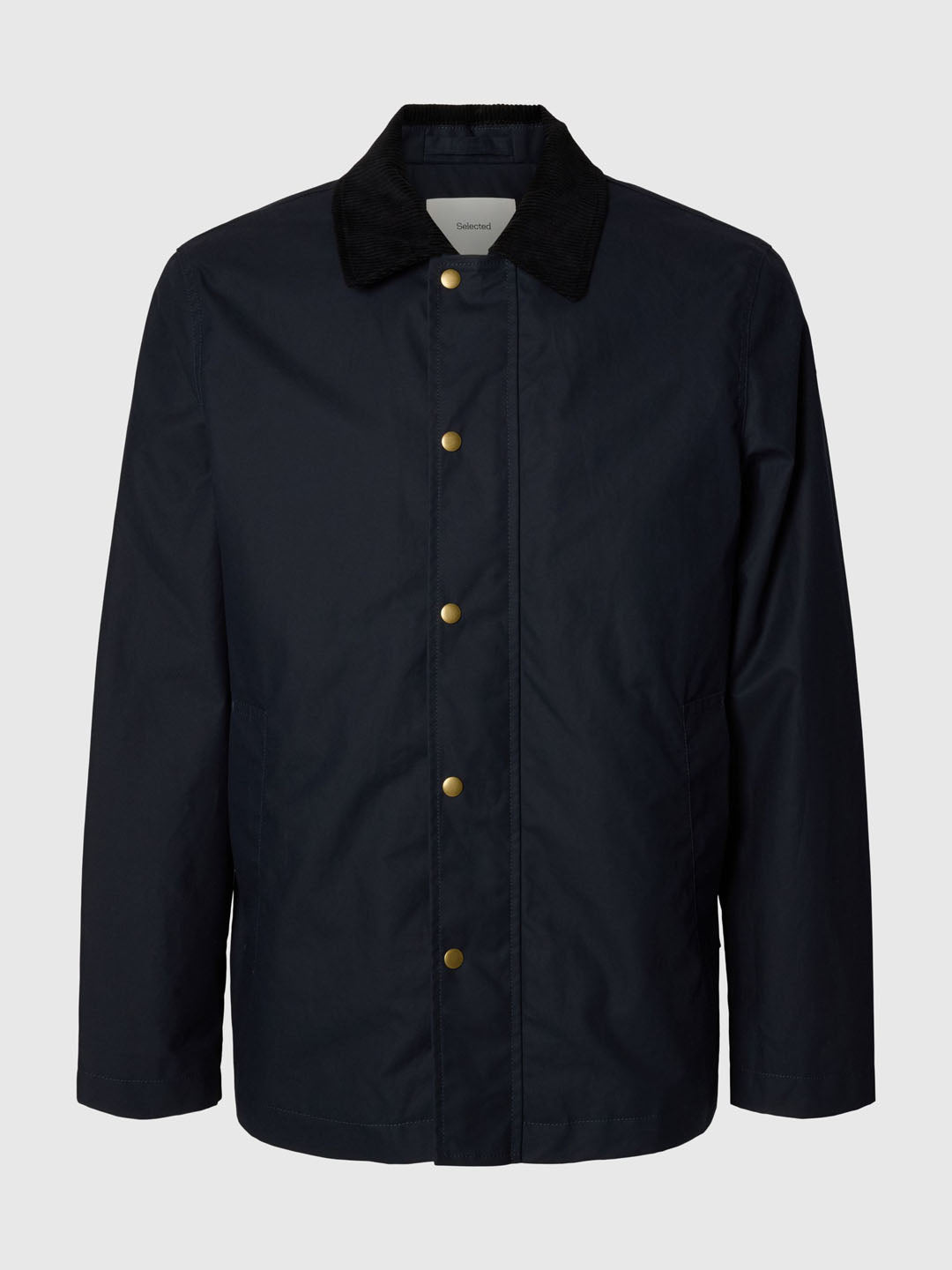 Dark Blue Waxed Cotton Jacket