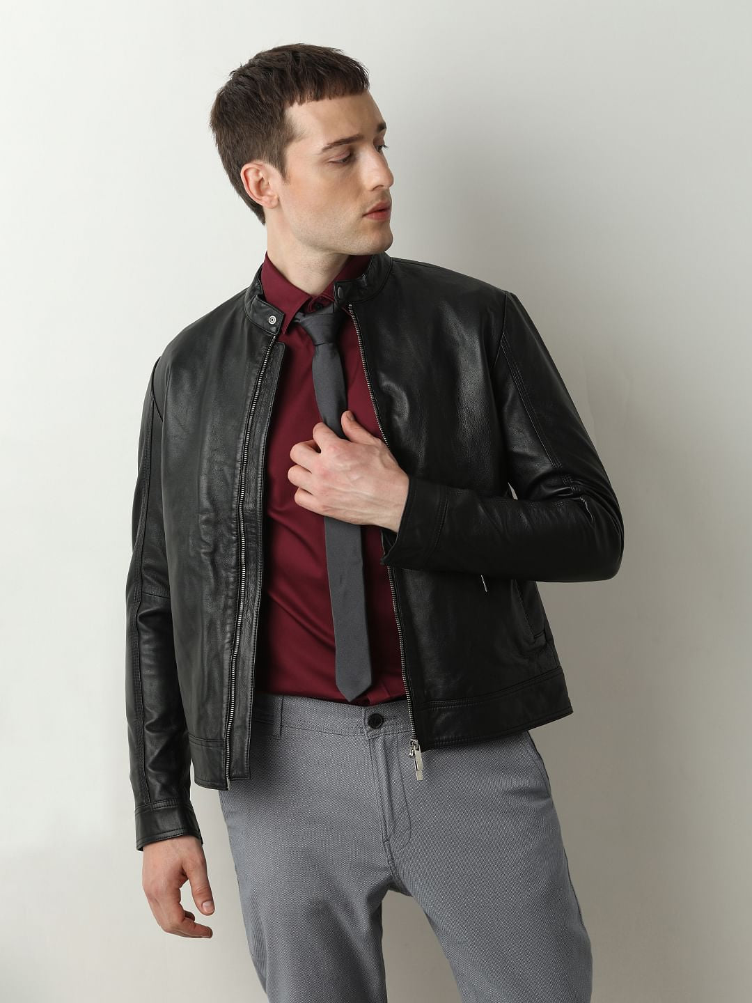 Maroon Full Sleeves Shirt