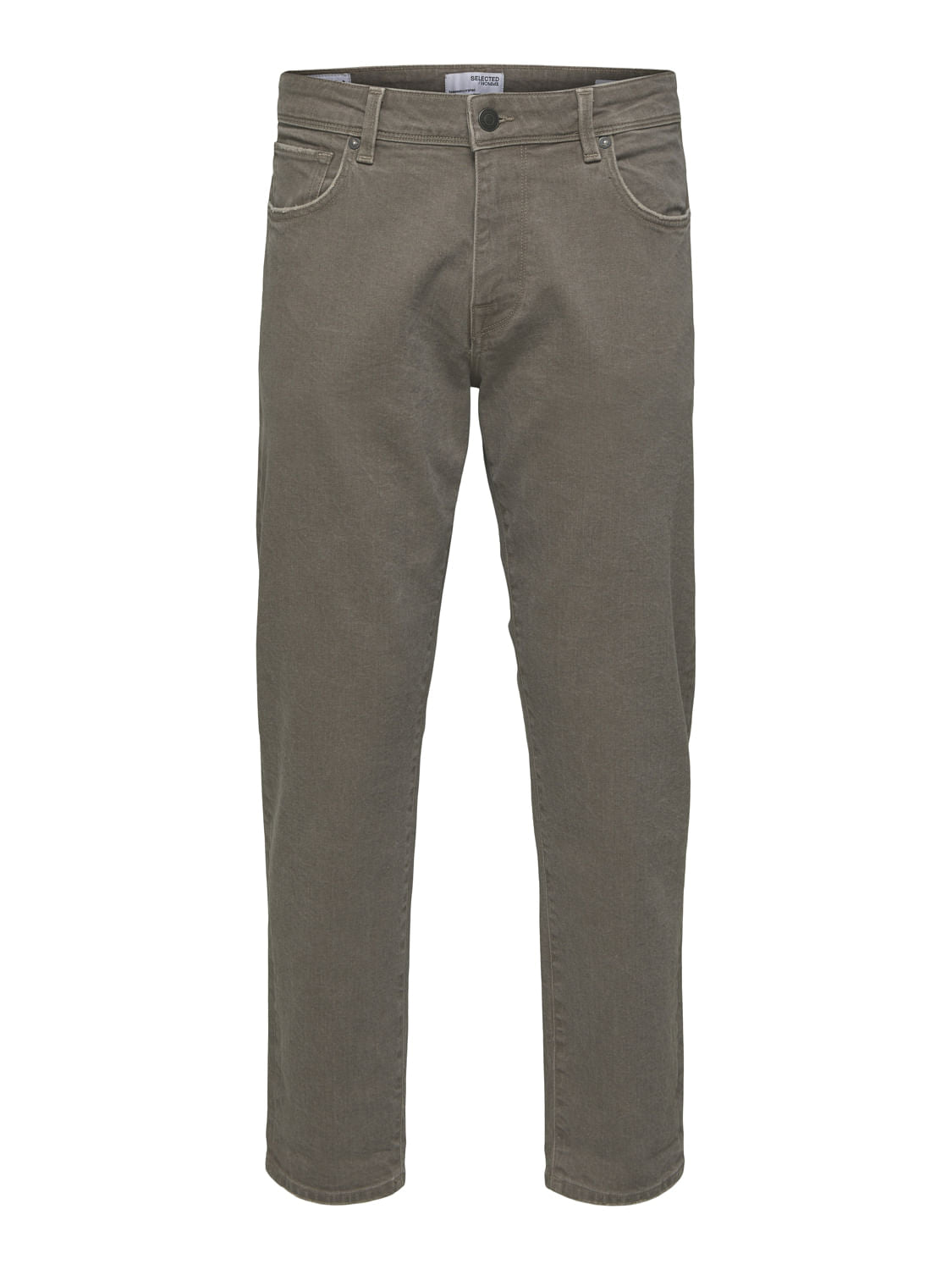Beige Mid Rise Relaxed Fit Cropped Jeans