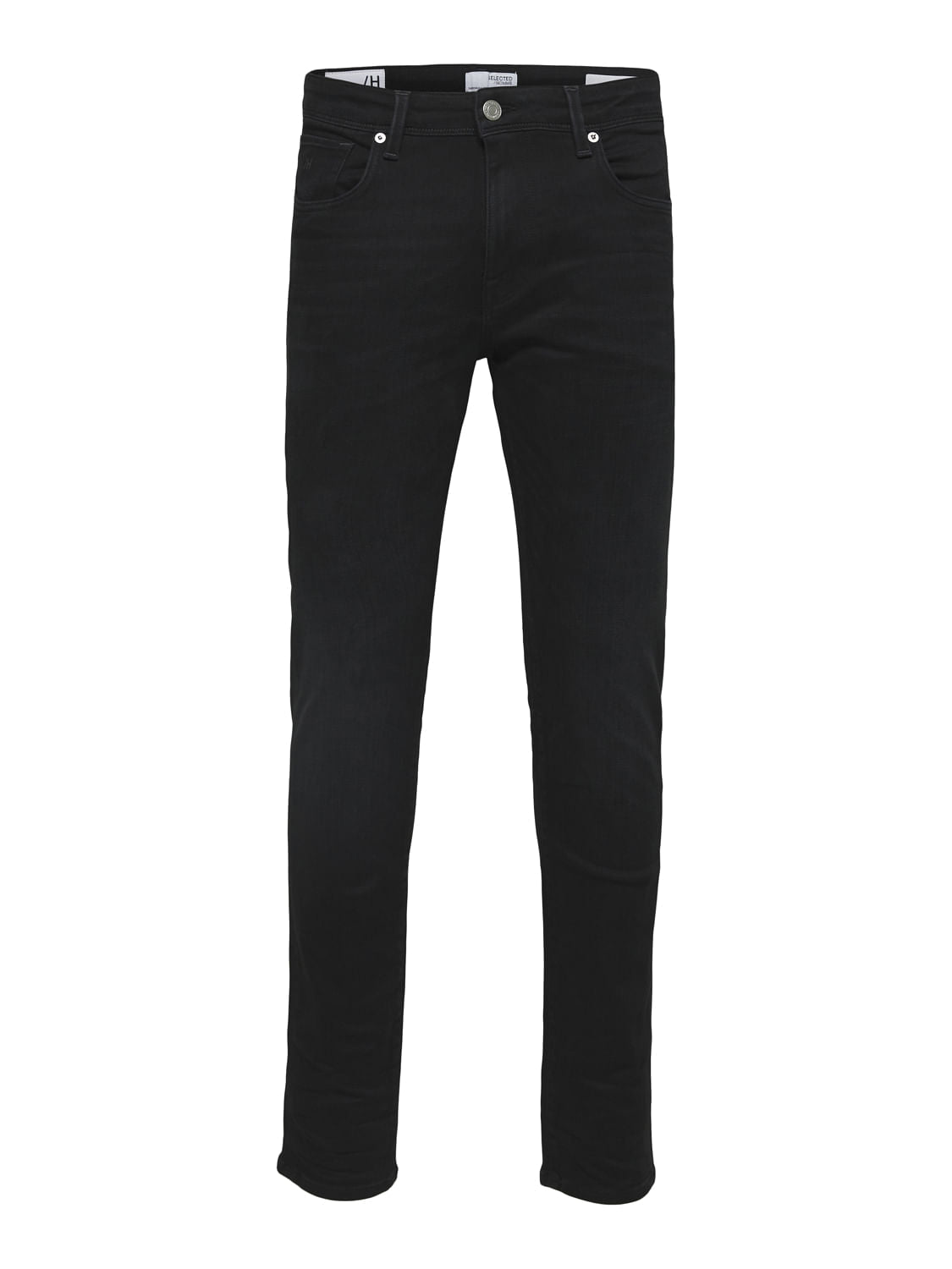 Black Organic Cotton Leon Slim Jeans