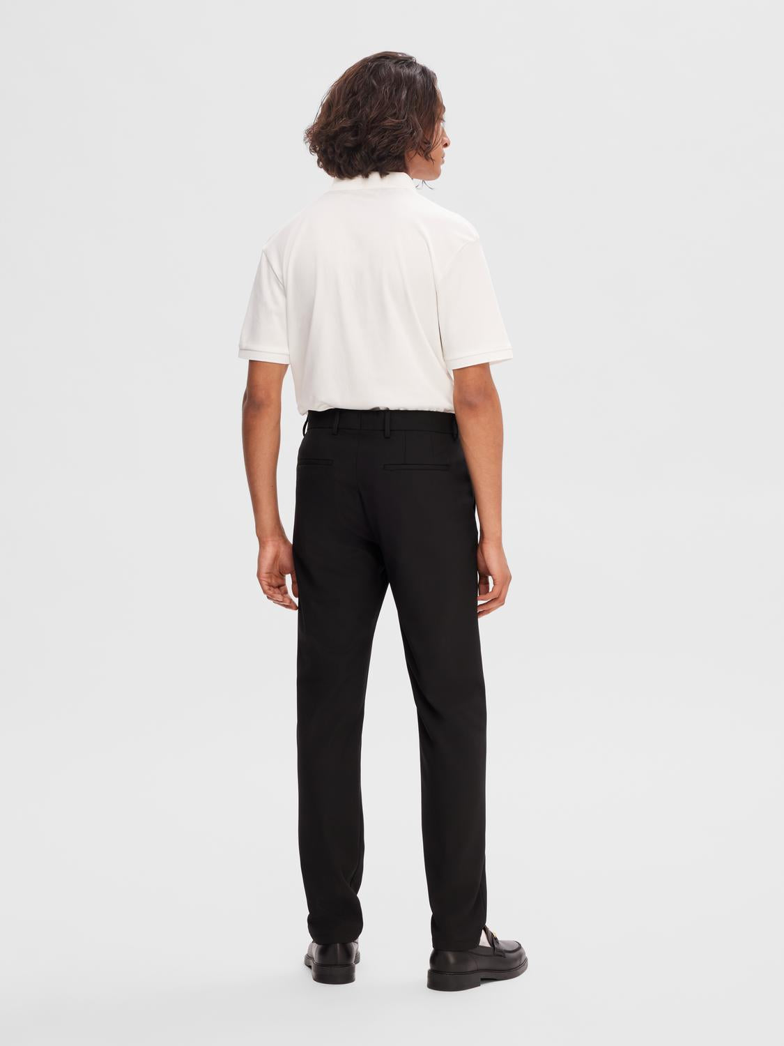 Black Flex Slim Fit Pants