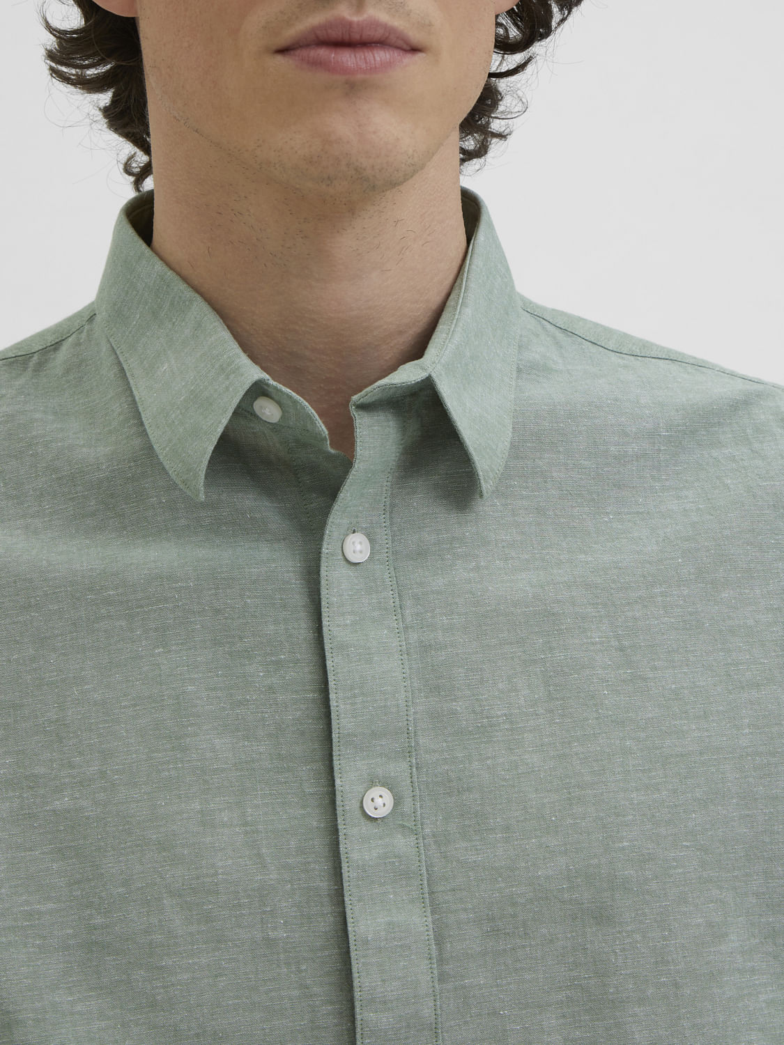 Green Full Sleeves Shirt