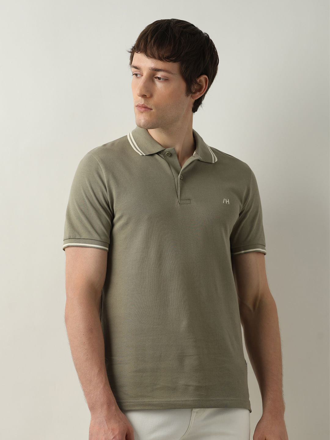 Green Organic Cotton Polo T-shirt