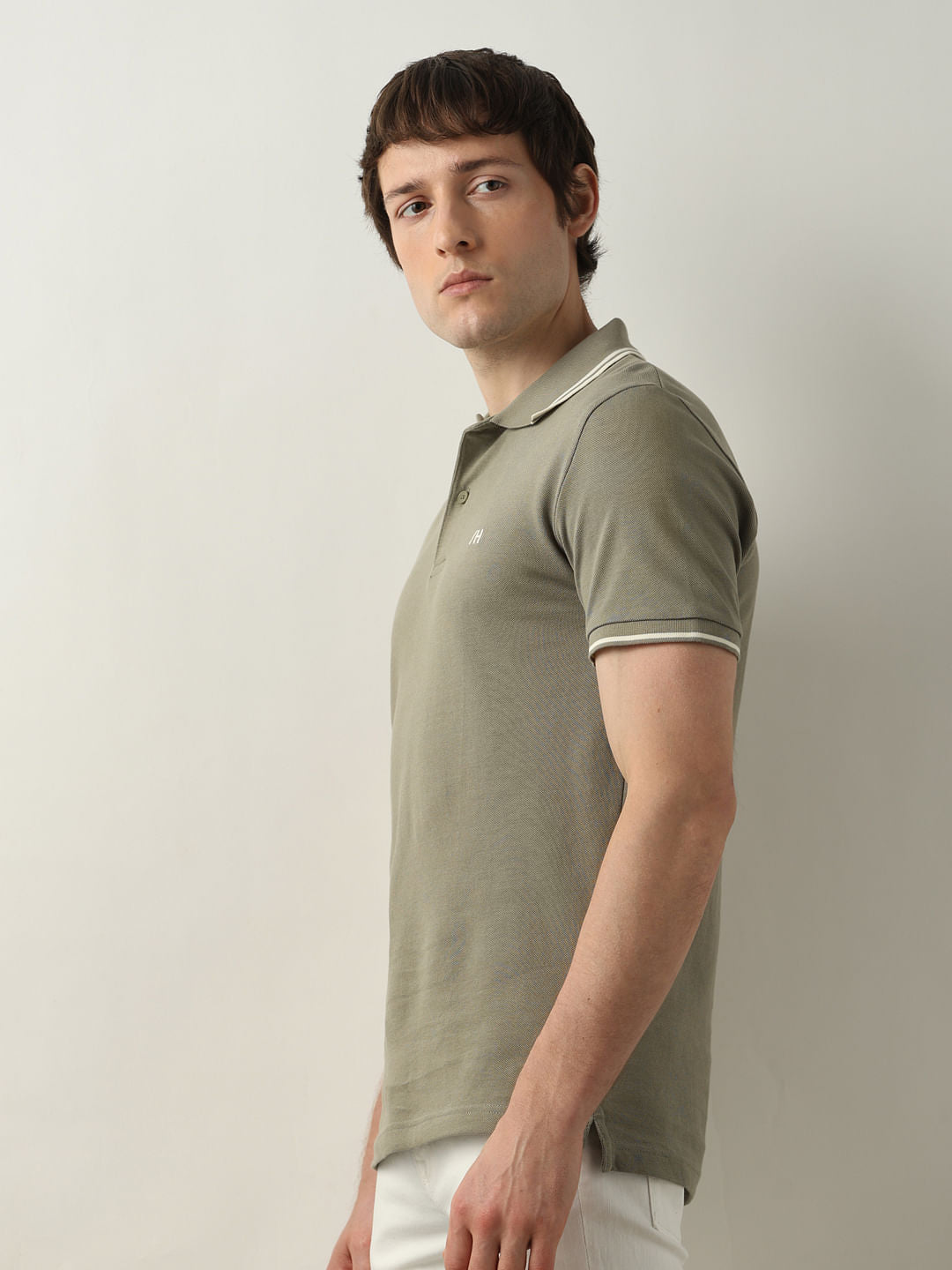 Green Organic Cotton Polo T-shirt