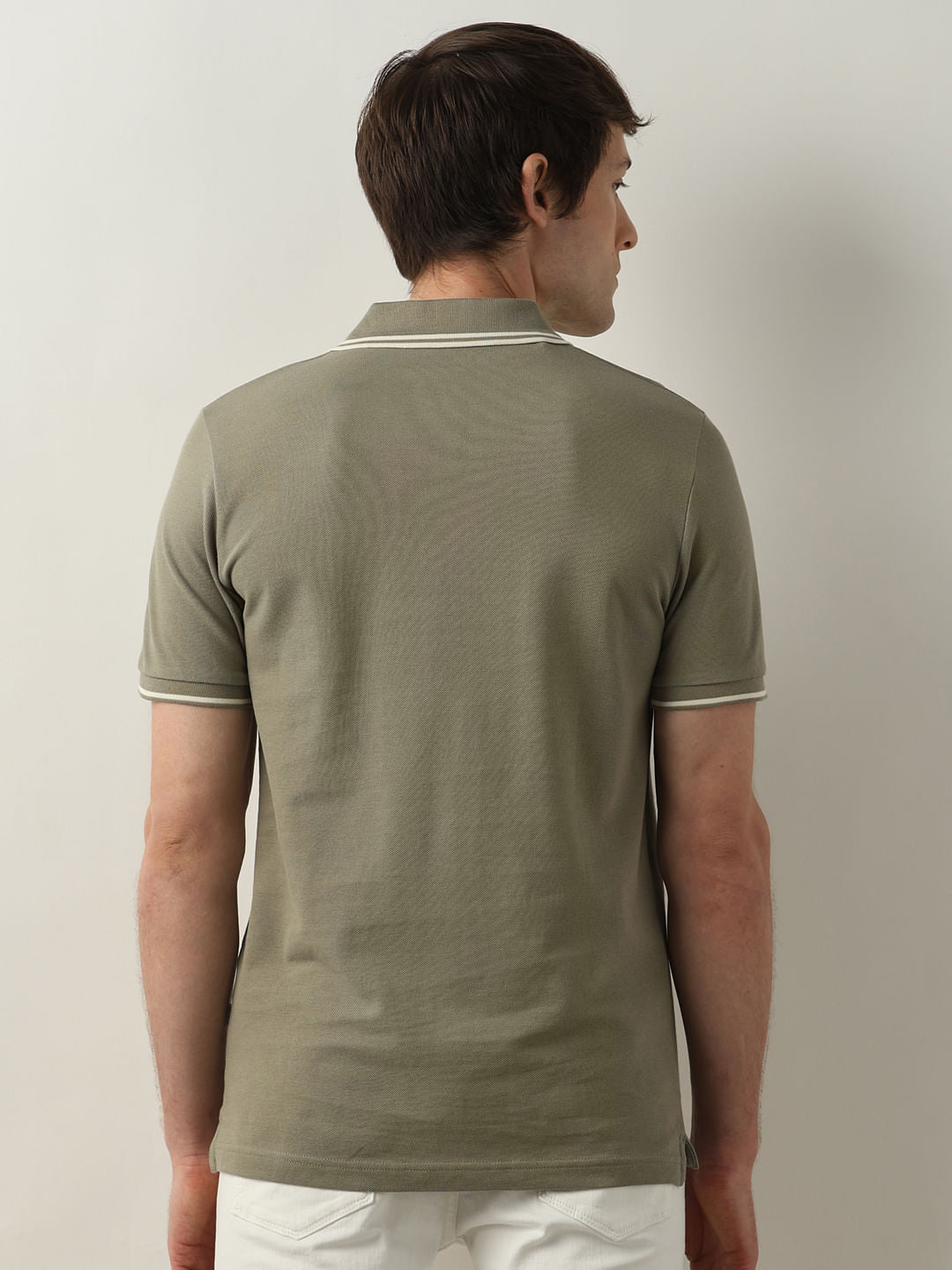 Green Organic Cotton Polo T-shirt
