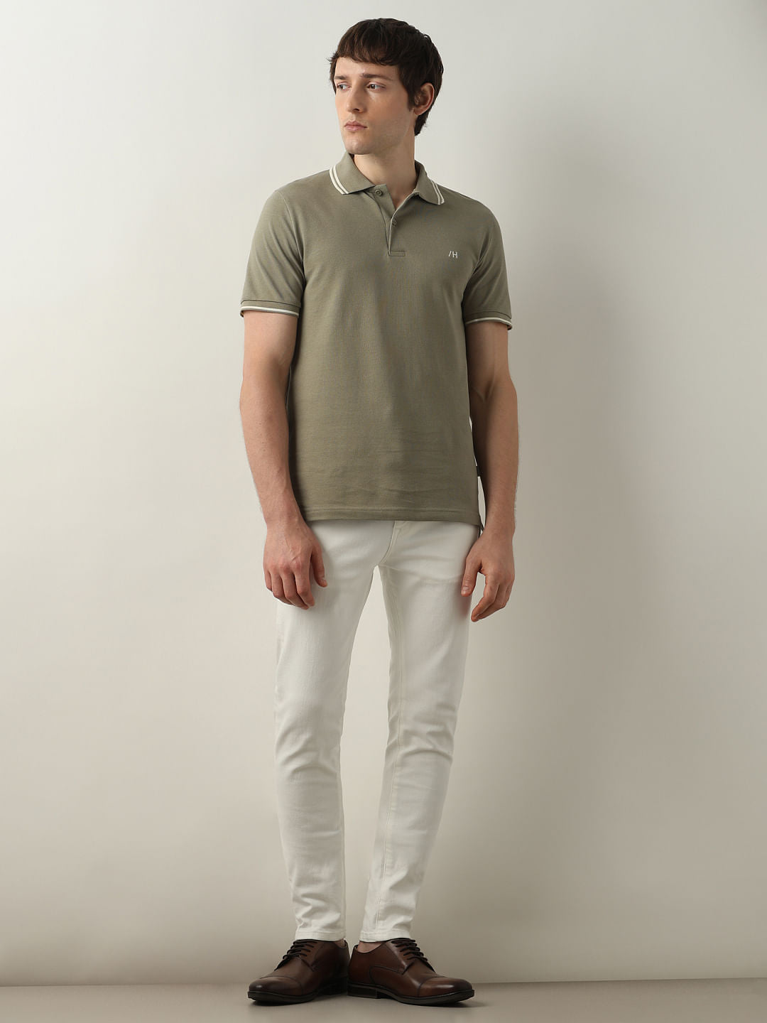Green Organic Cotton Polo T-shirt