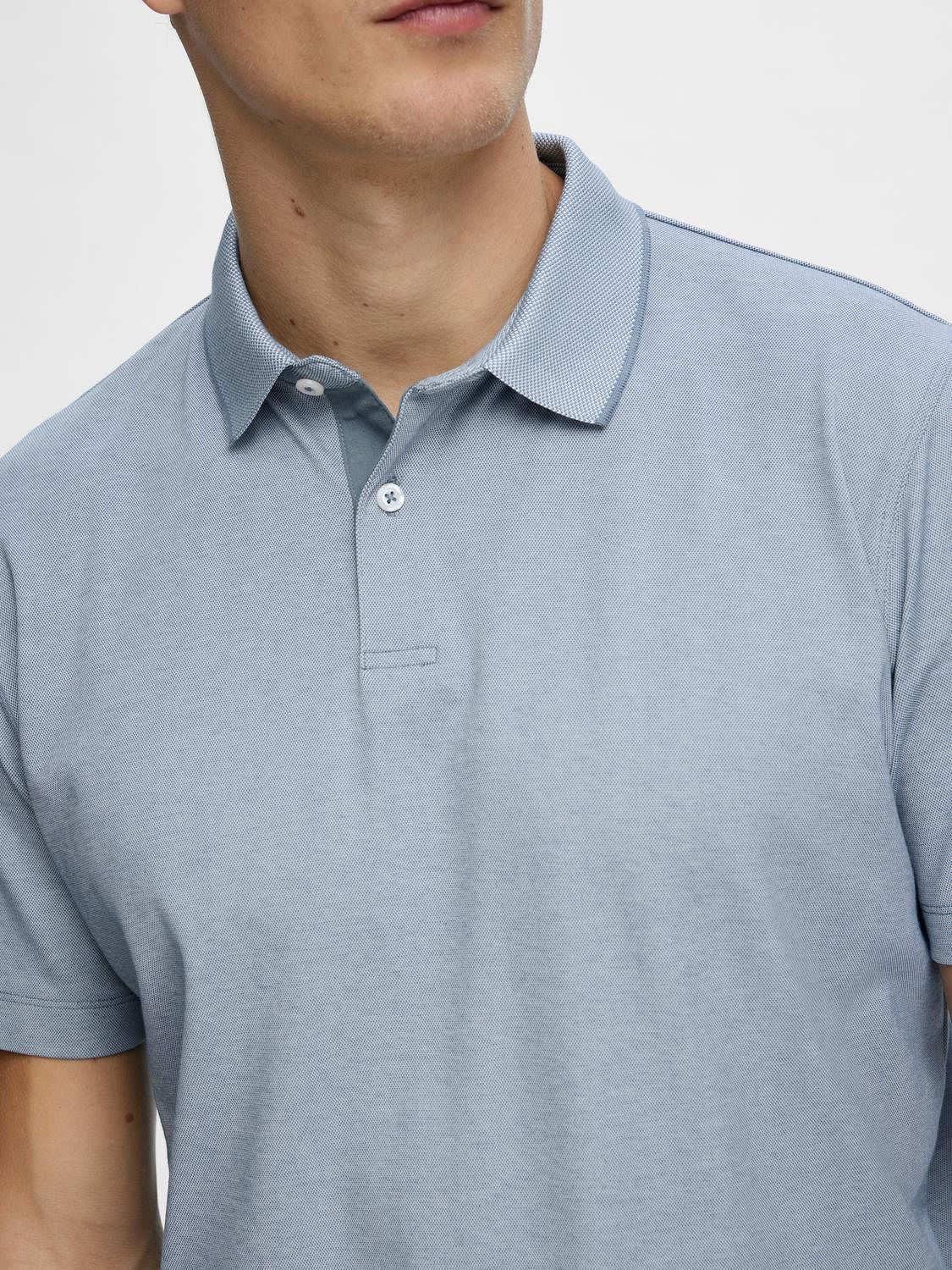 Blue Coolmax Polo T-shirt
