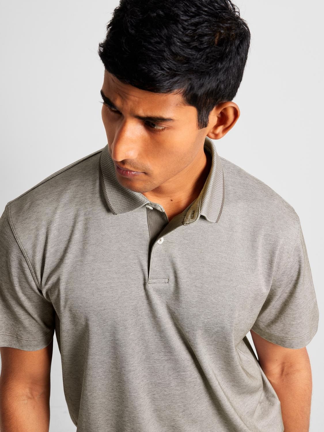 Light Brown Coolmax Polo T-Shirt