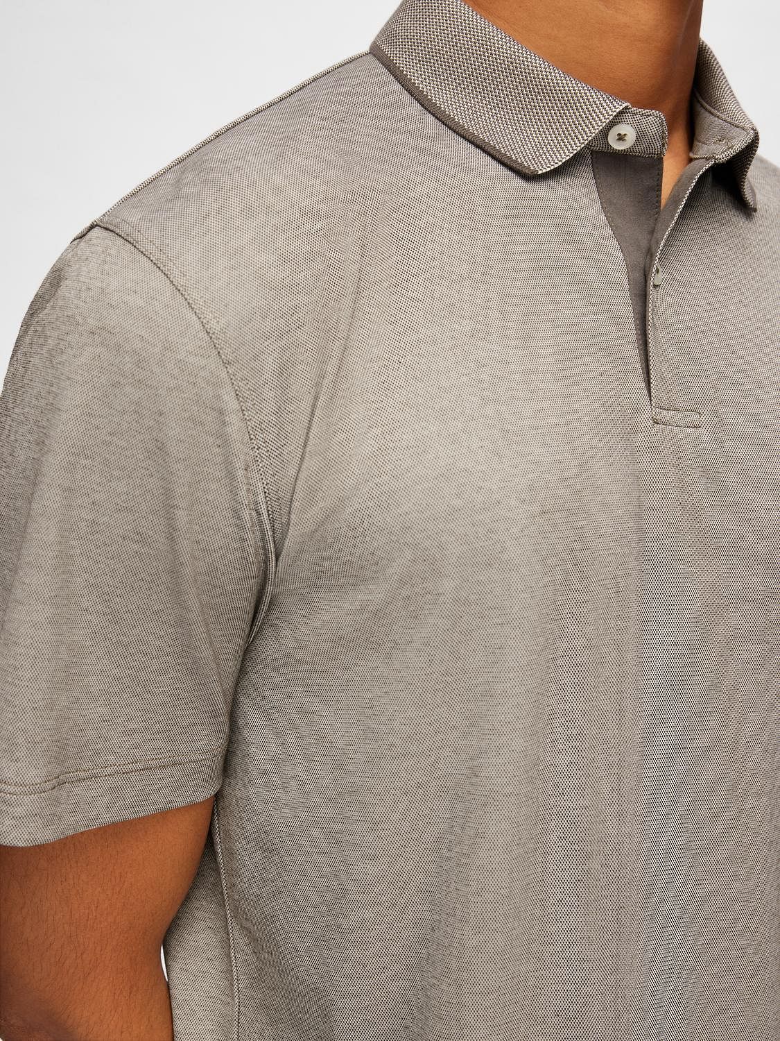 Light Brown Coolmax Polo T-Shirt