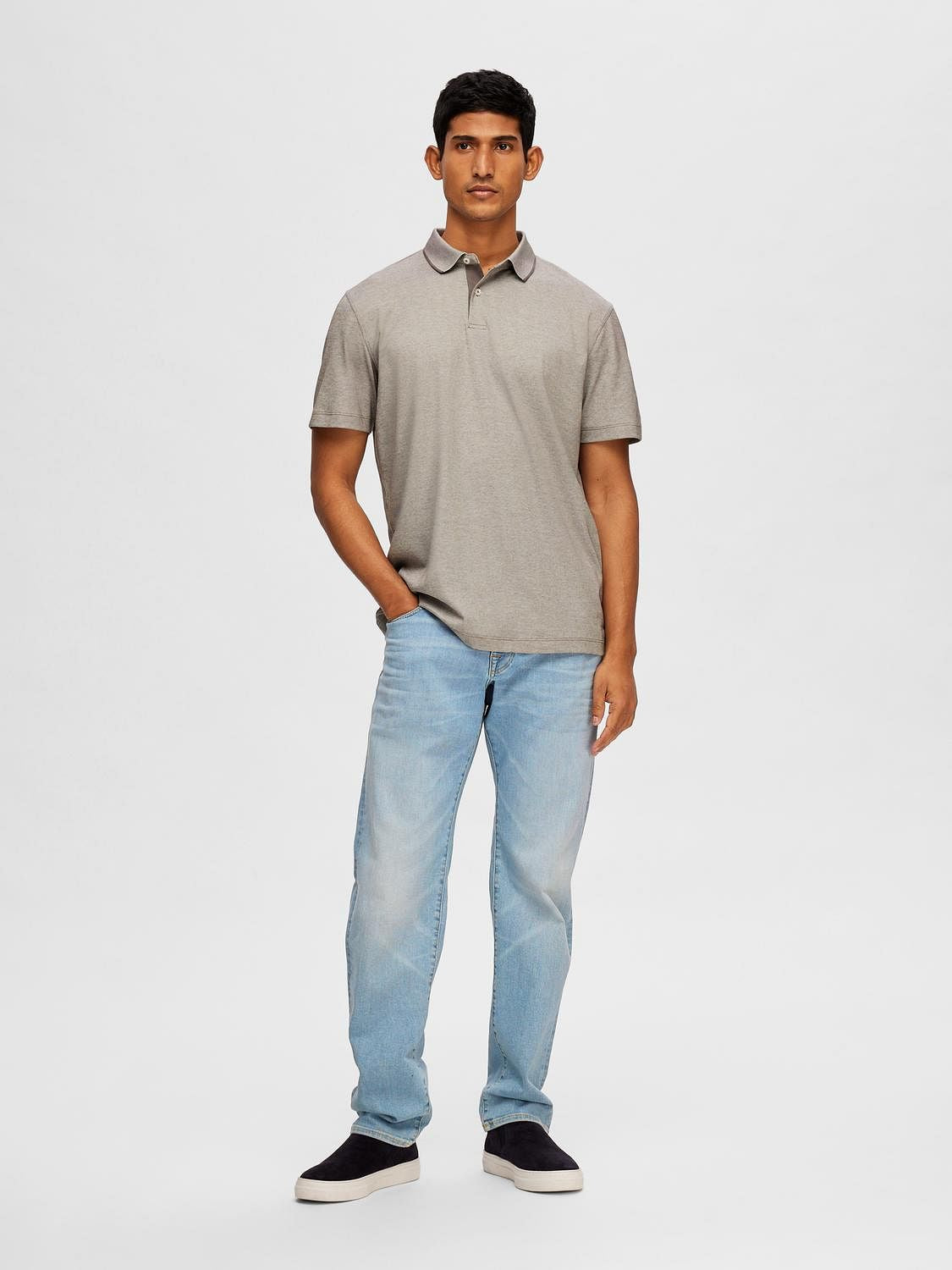 Light Brown Coolmax Polo T-Shirt