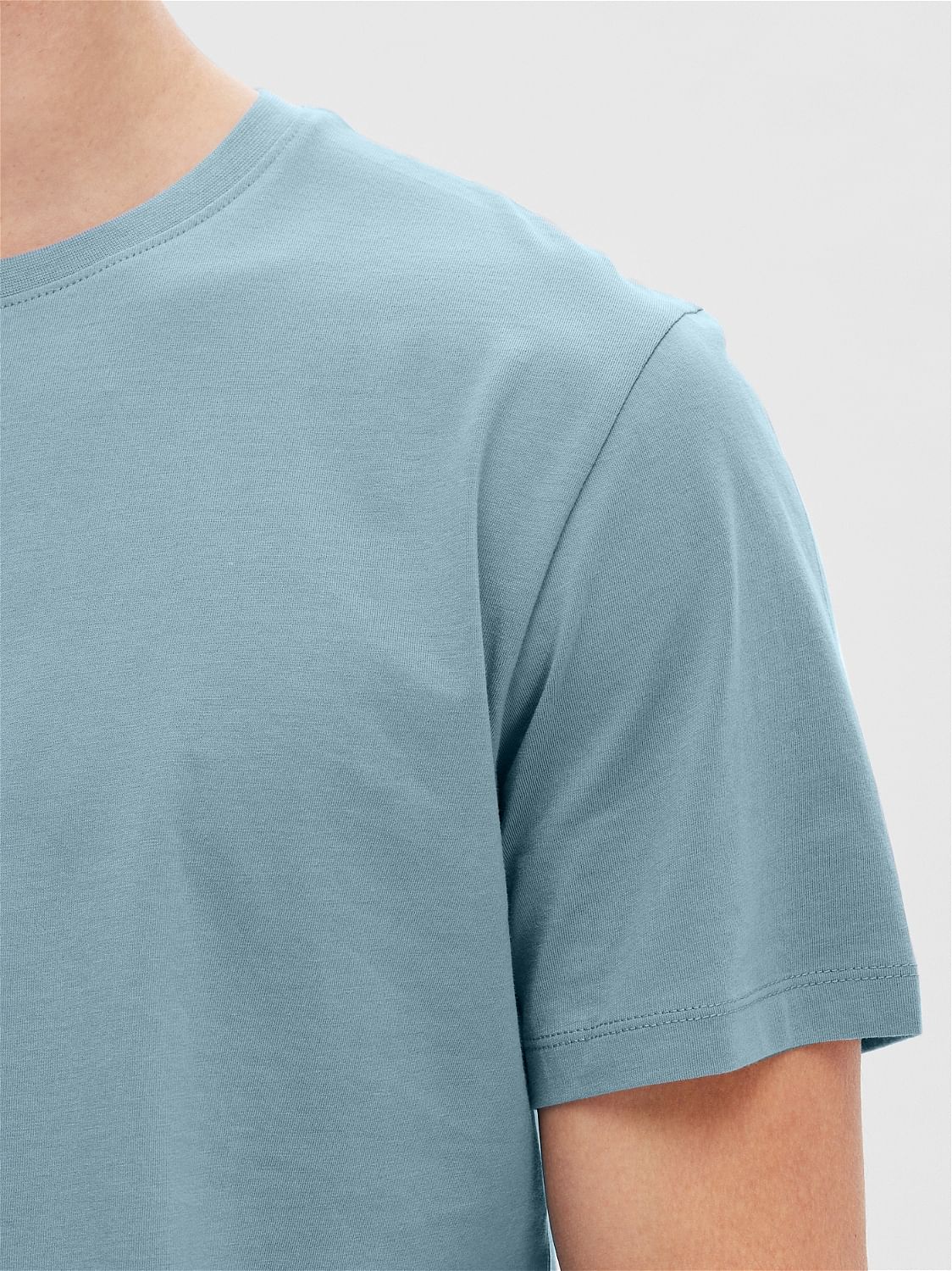 Blue Organic Cotton T-shirt