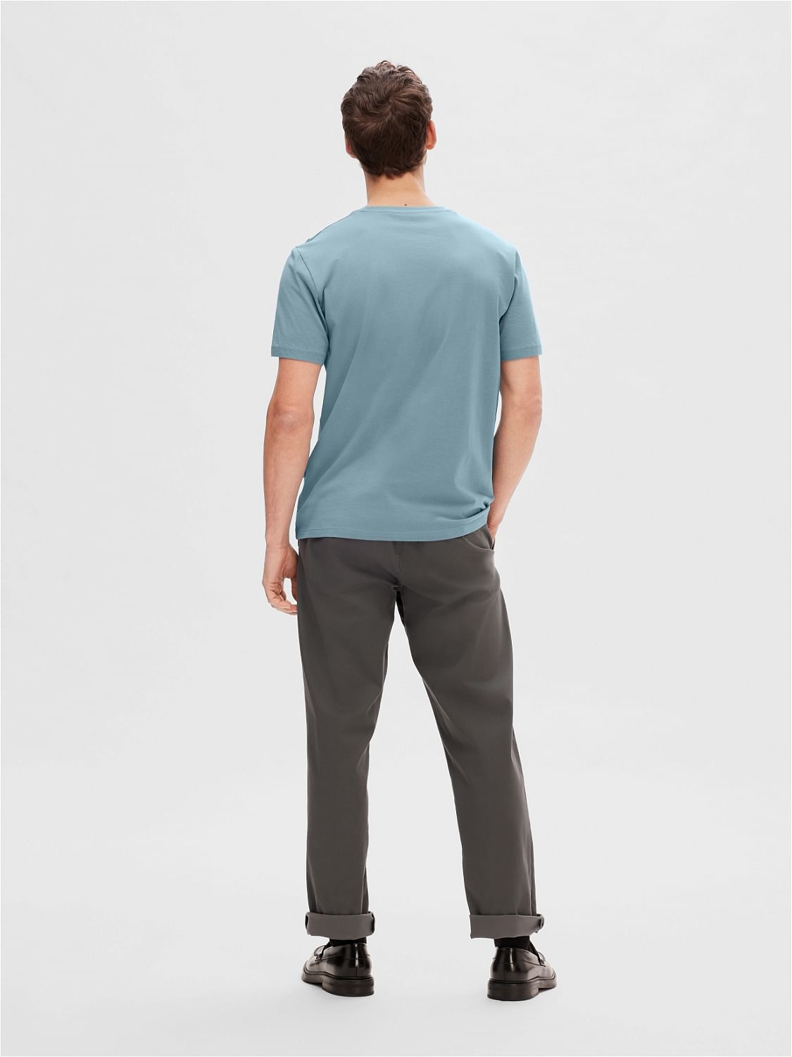 Blue Organic Cotton T-shirt