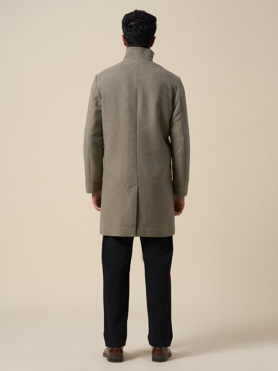 Long Wool Blend Coat