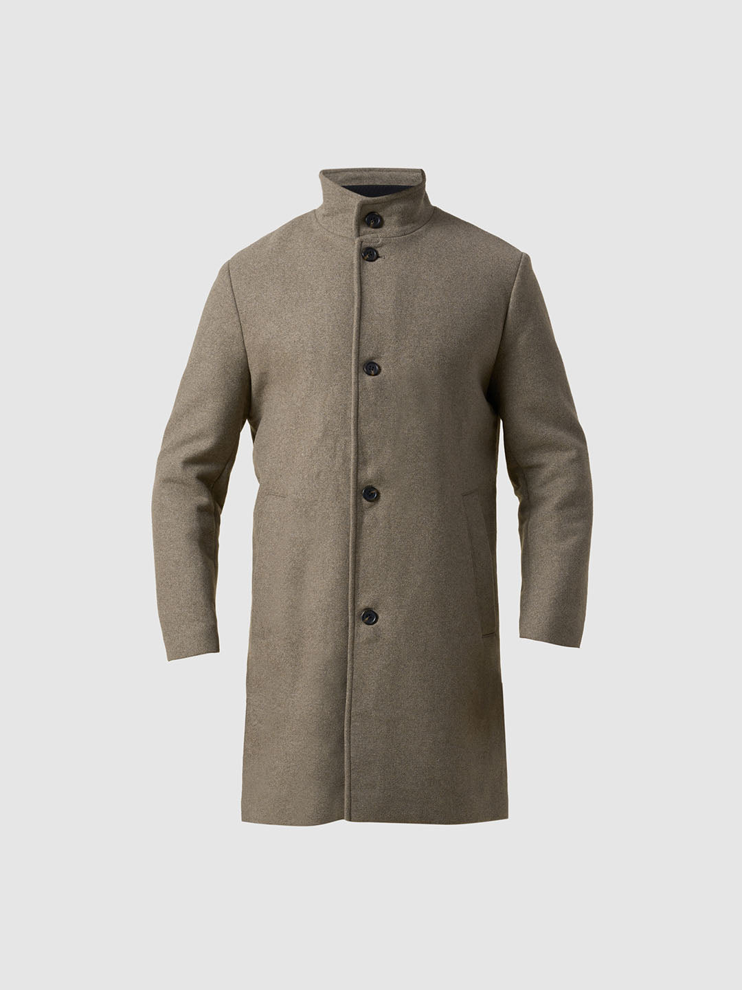 Long Wool Blend Coat