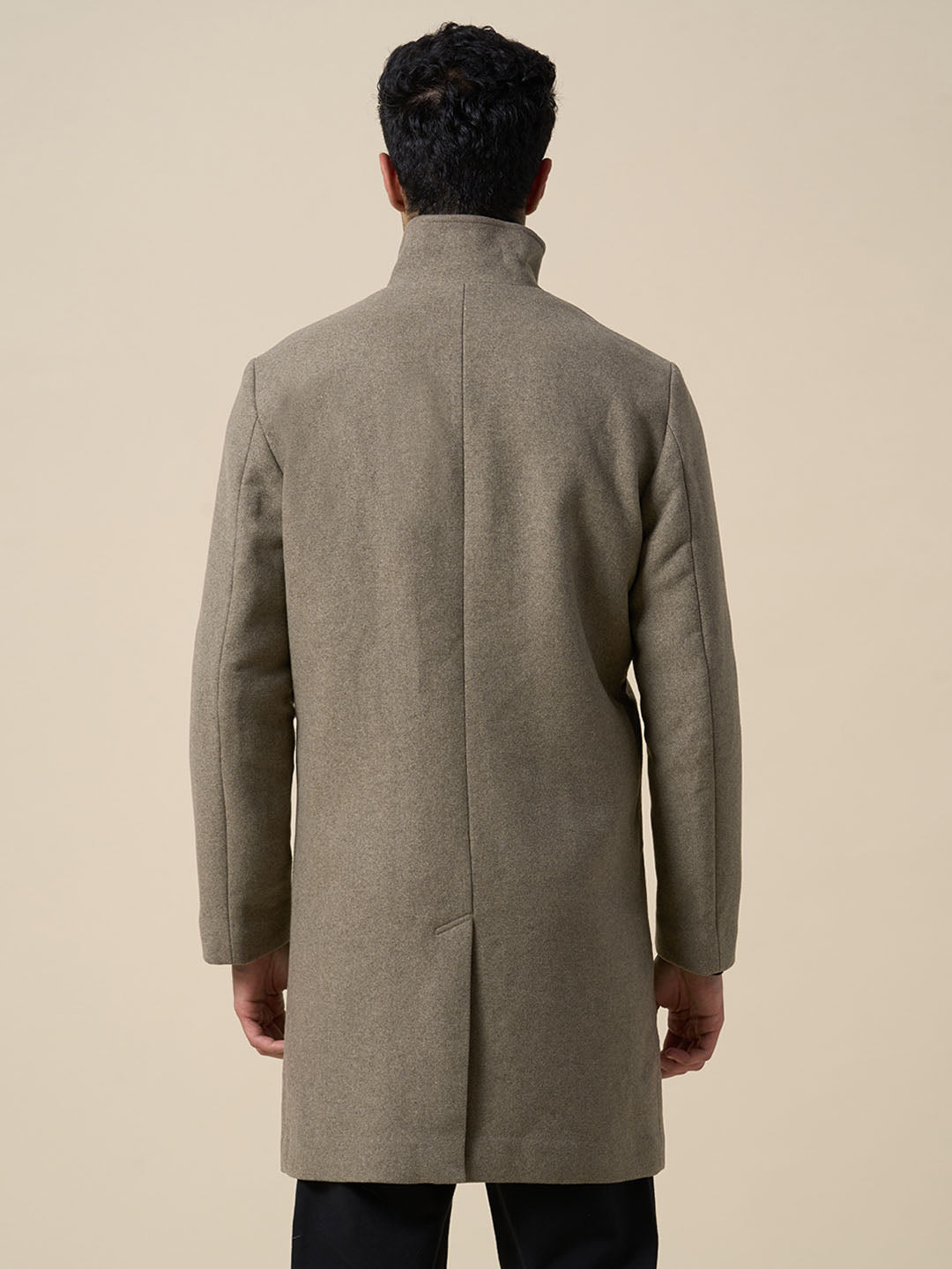 Long Wool Blend Coat