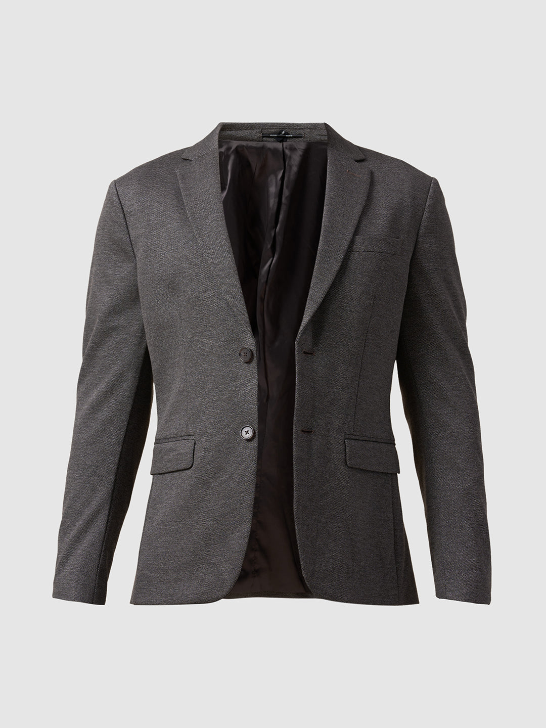 Suit-Set Tailored Jersey Blazer