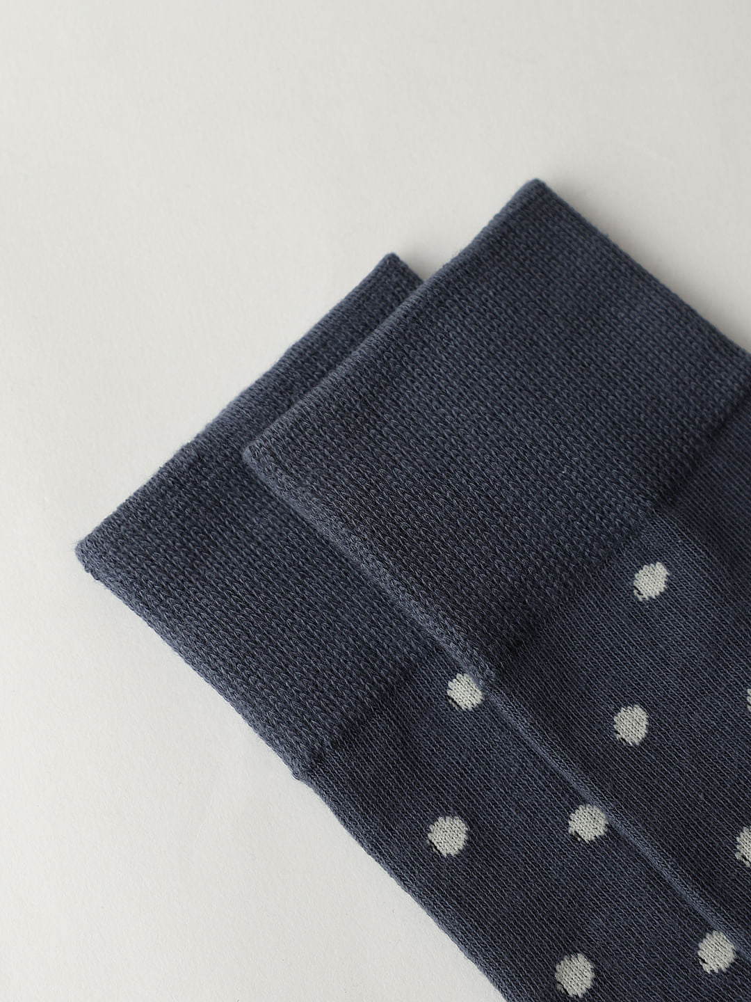 Dark Blue Dotted Socks