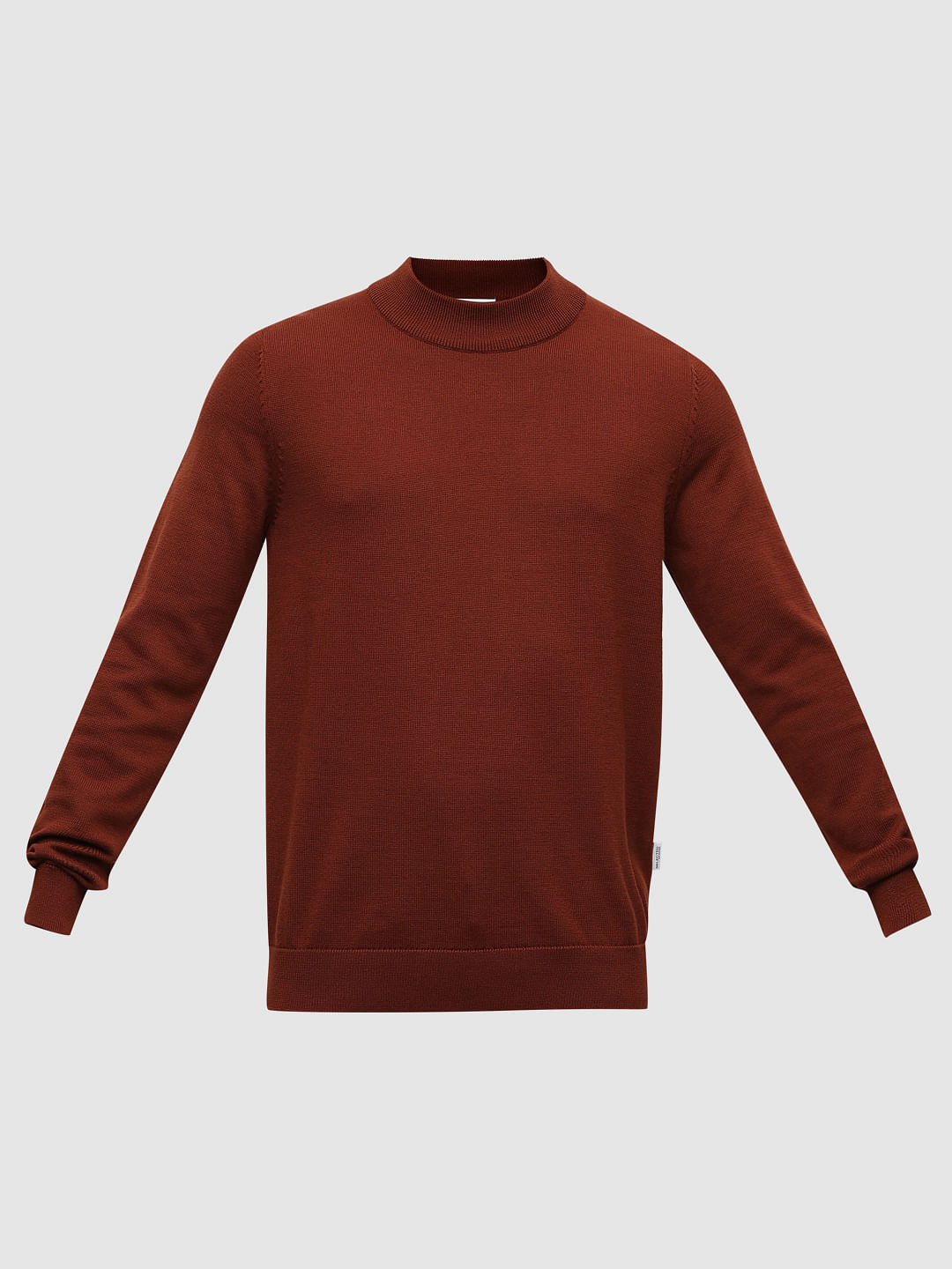 Brown Knitted Pullover