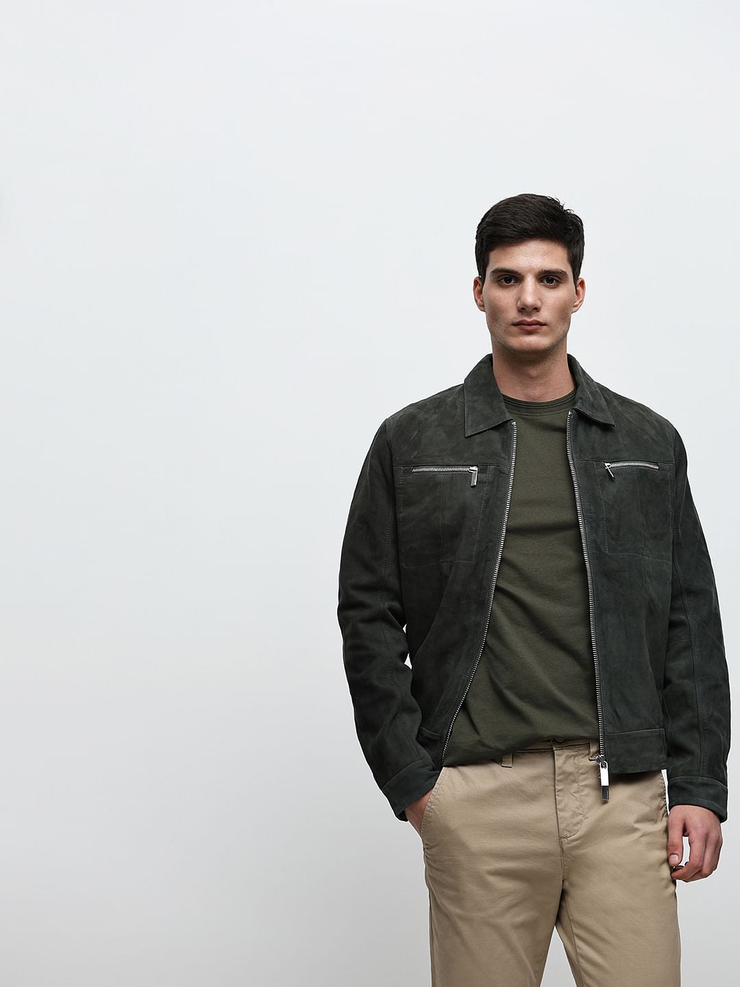 Green Organic Cotton Solid T-shirt