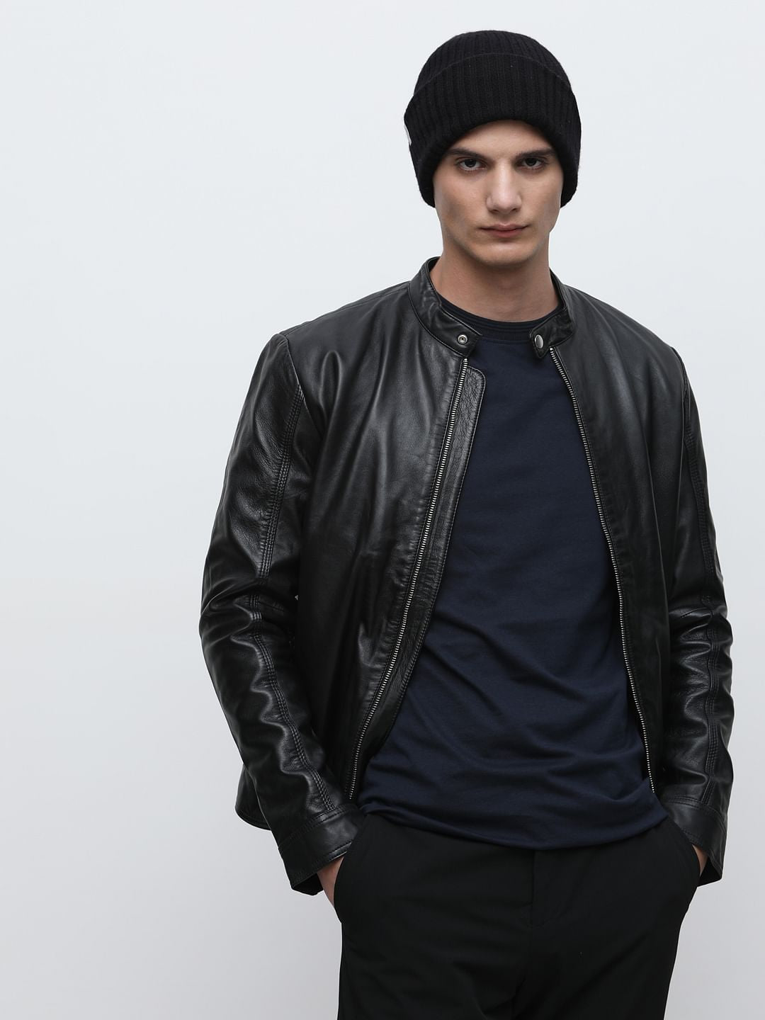 Blue Organic Cotton Solid T-shirt