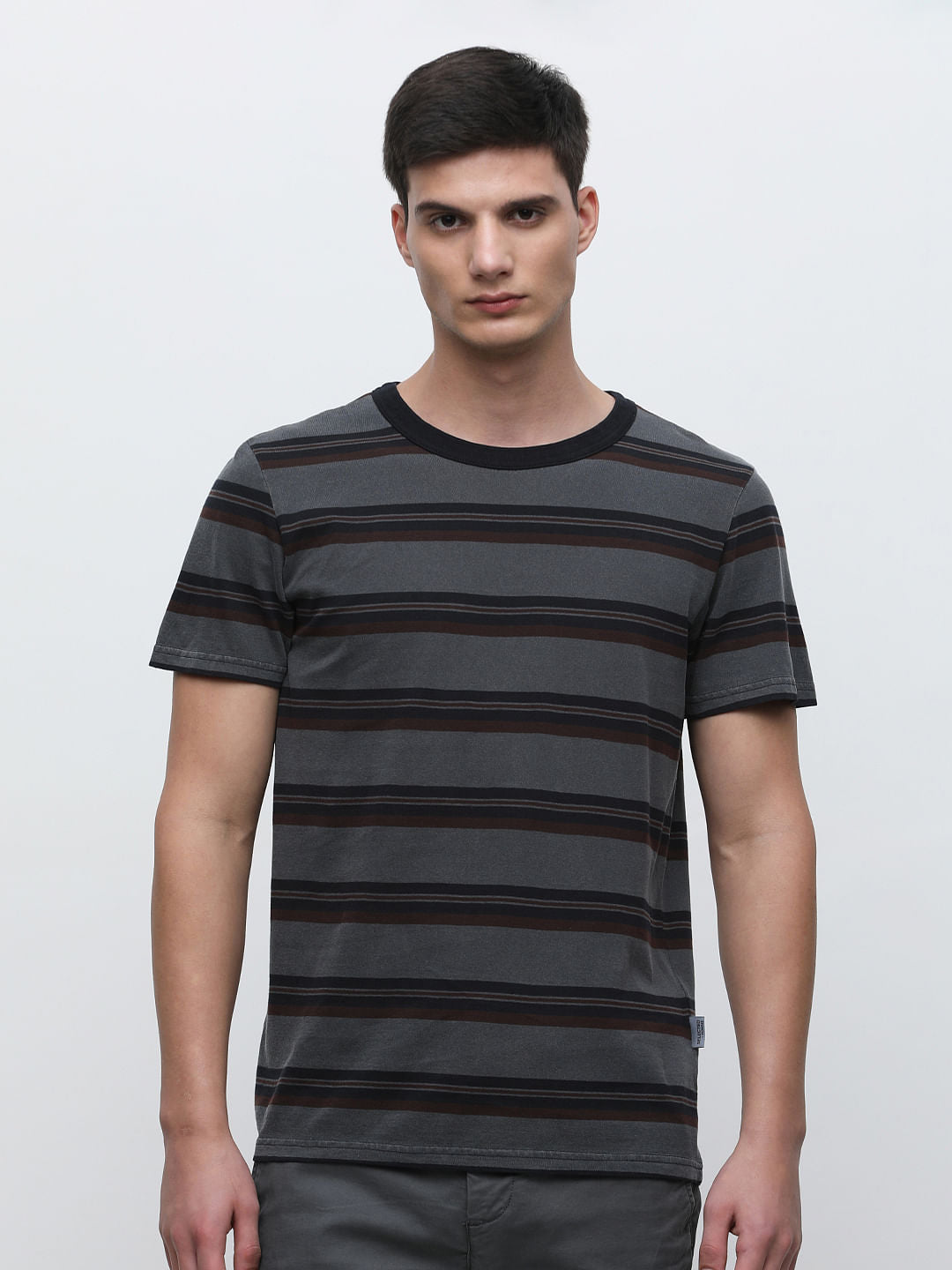 Blue Striped Organic Cotton T-Shirt
