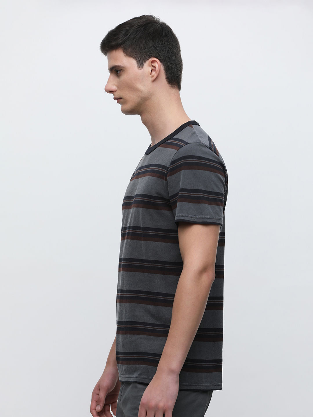 Blue Striped Organic Cotton T-Shirt