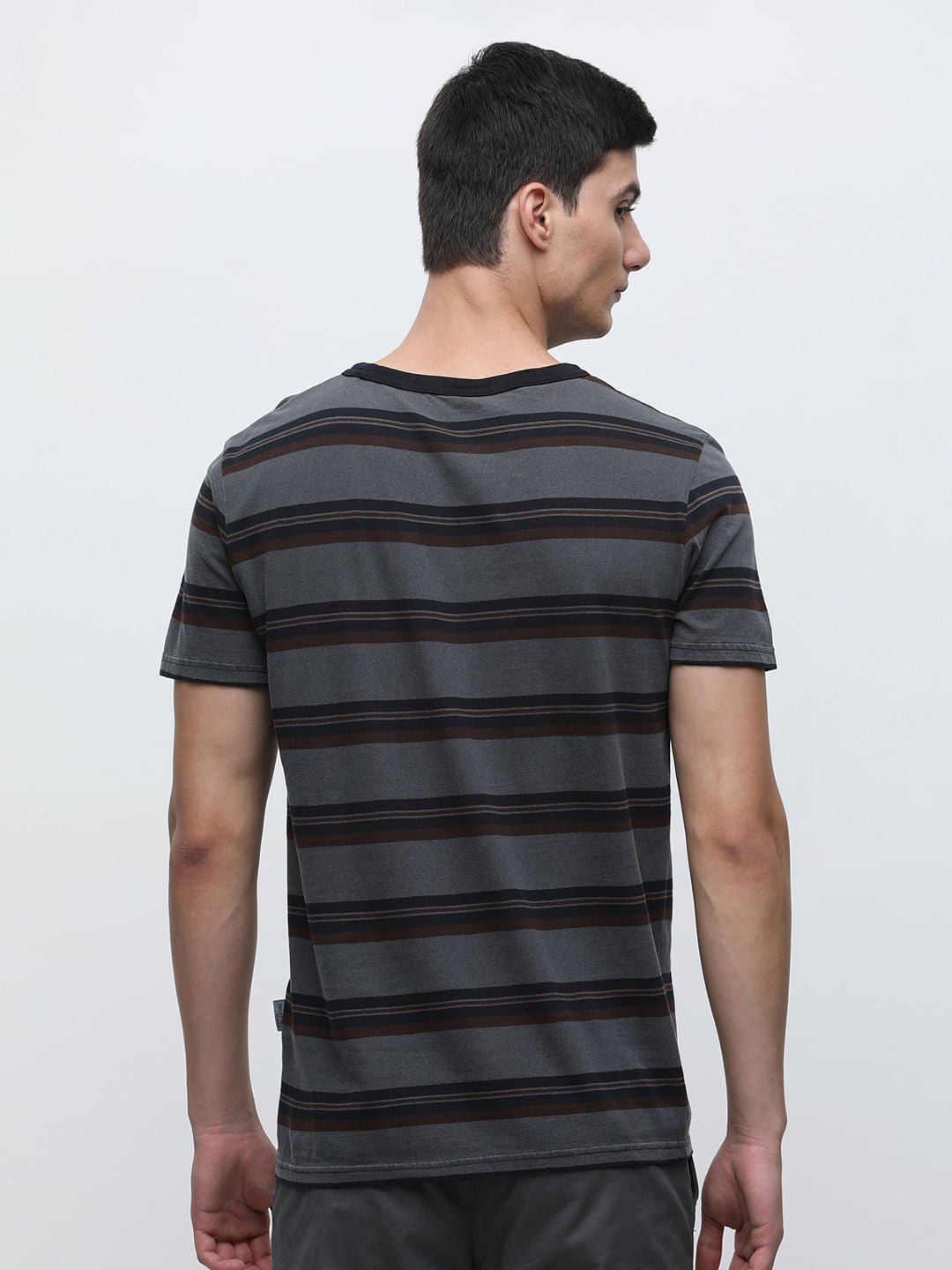Blue Striped Organic Cotton T-Shirt