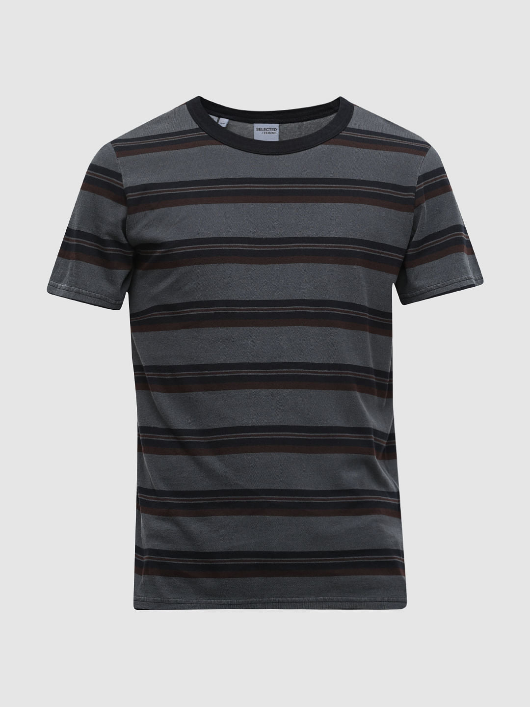 Blue Striped Organic Cotton T-Shirt
