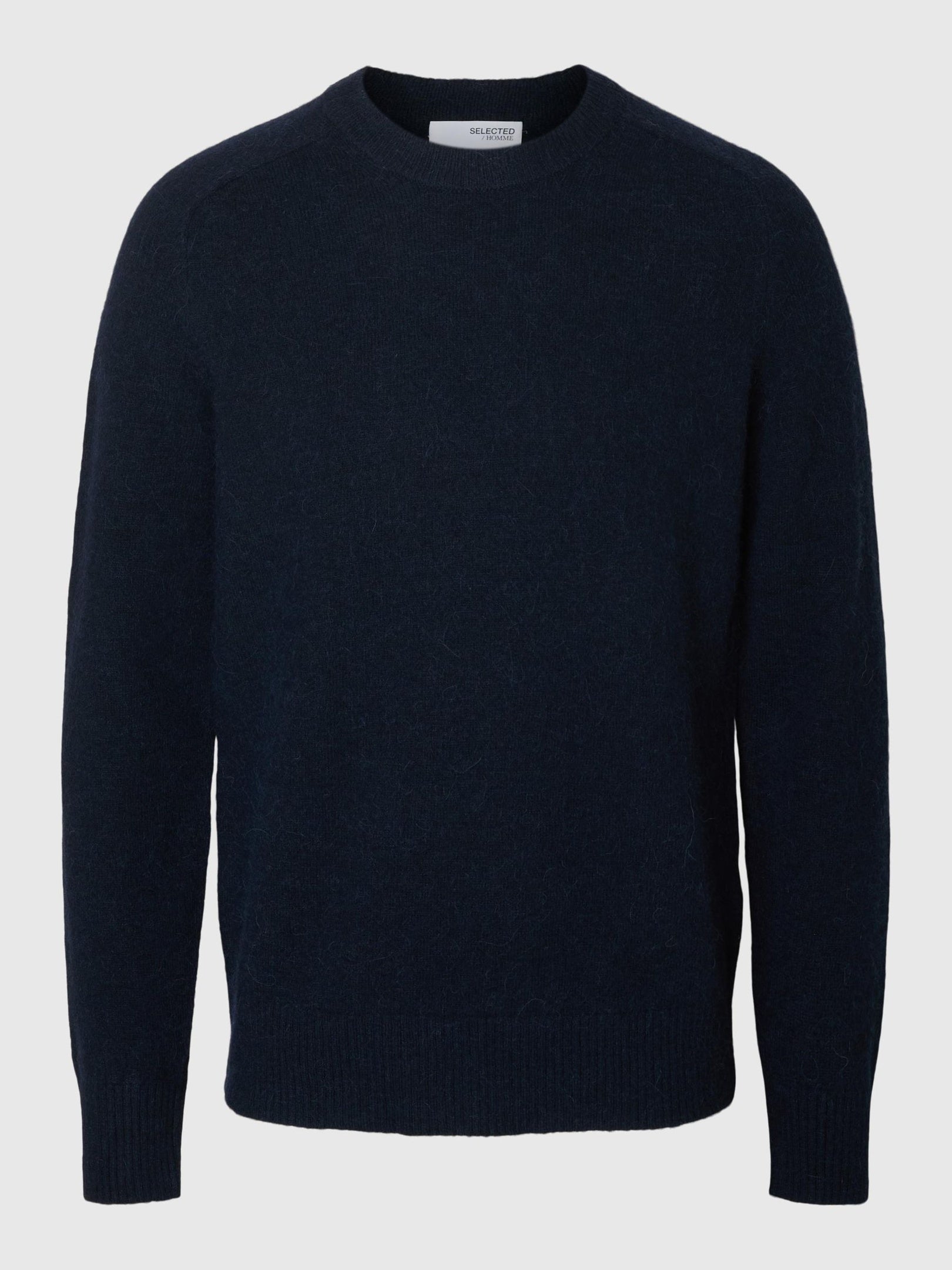 O-Neck Knitted Pullover - Blue