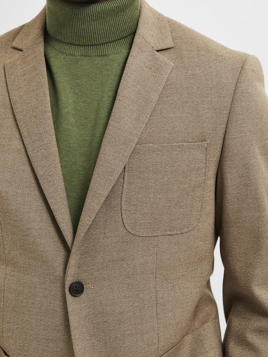 Brown Structured Blazer