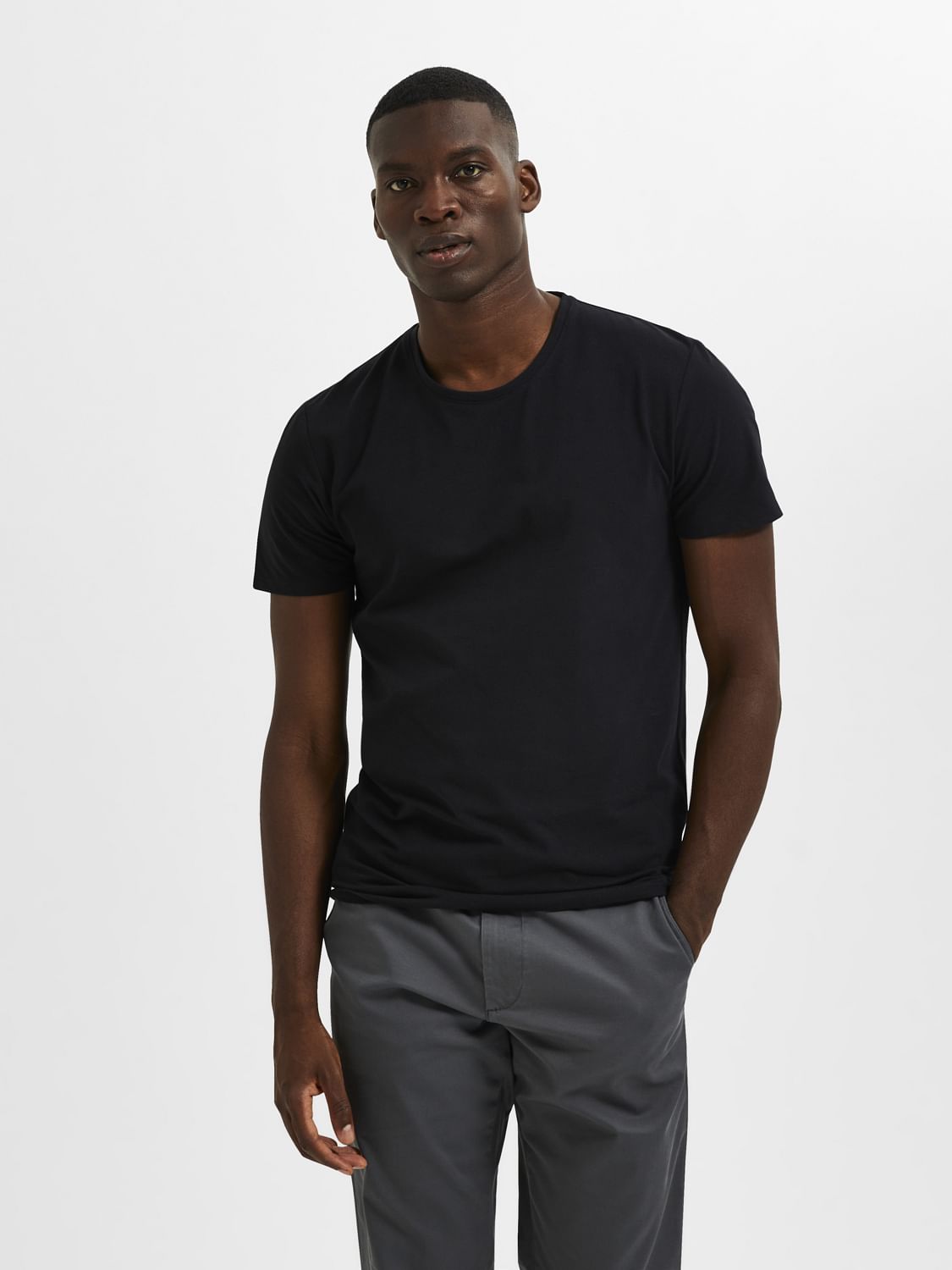 Guess Jeans Black Organic Cotton Men T-Shirt