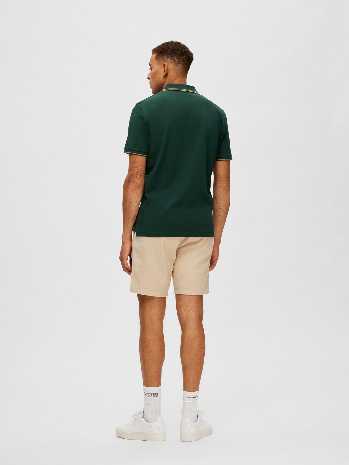 Green Organic Cotton Polo T-shirt