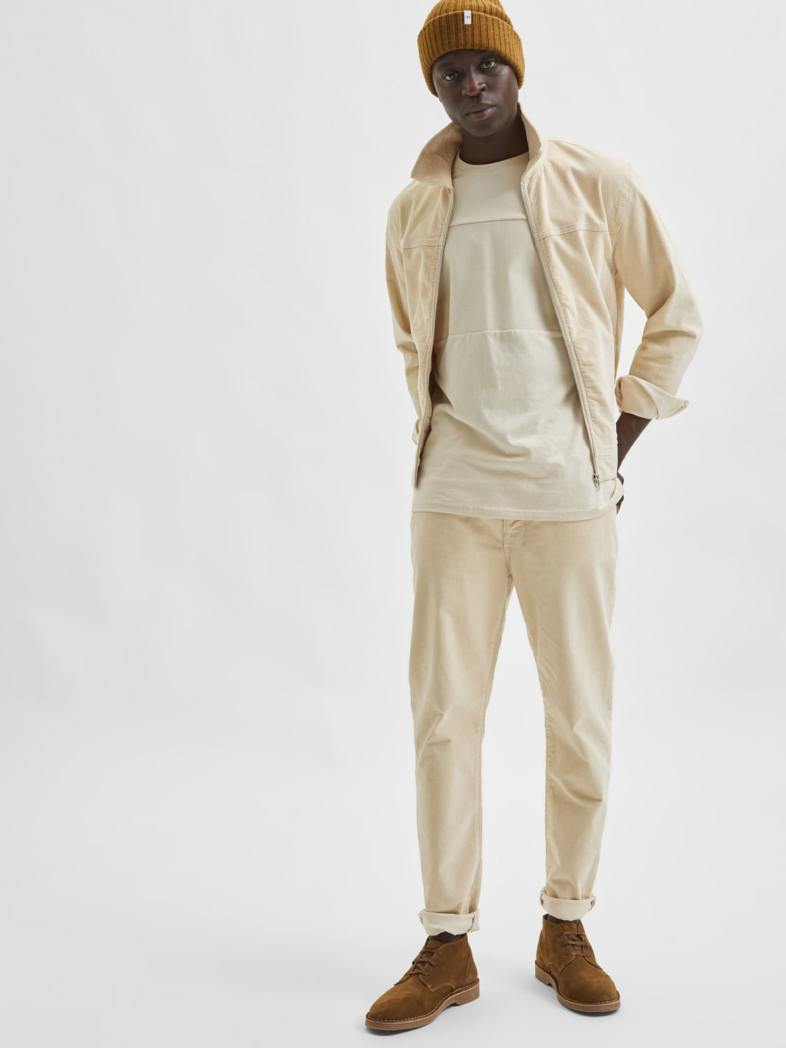 Off-White Mid Rise Slim Jeans