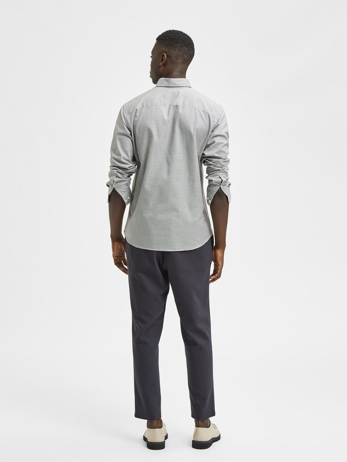 Green Check Full Sleeves Shirt