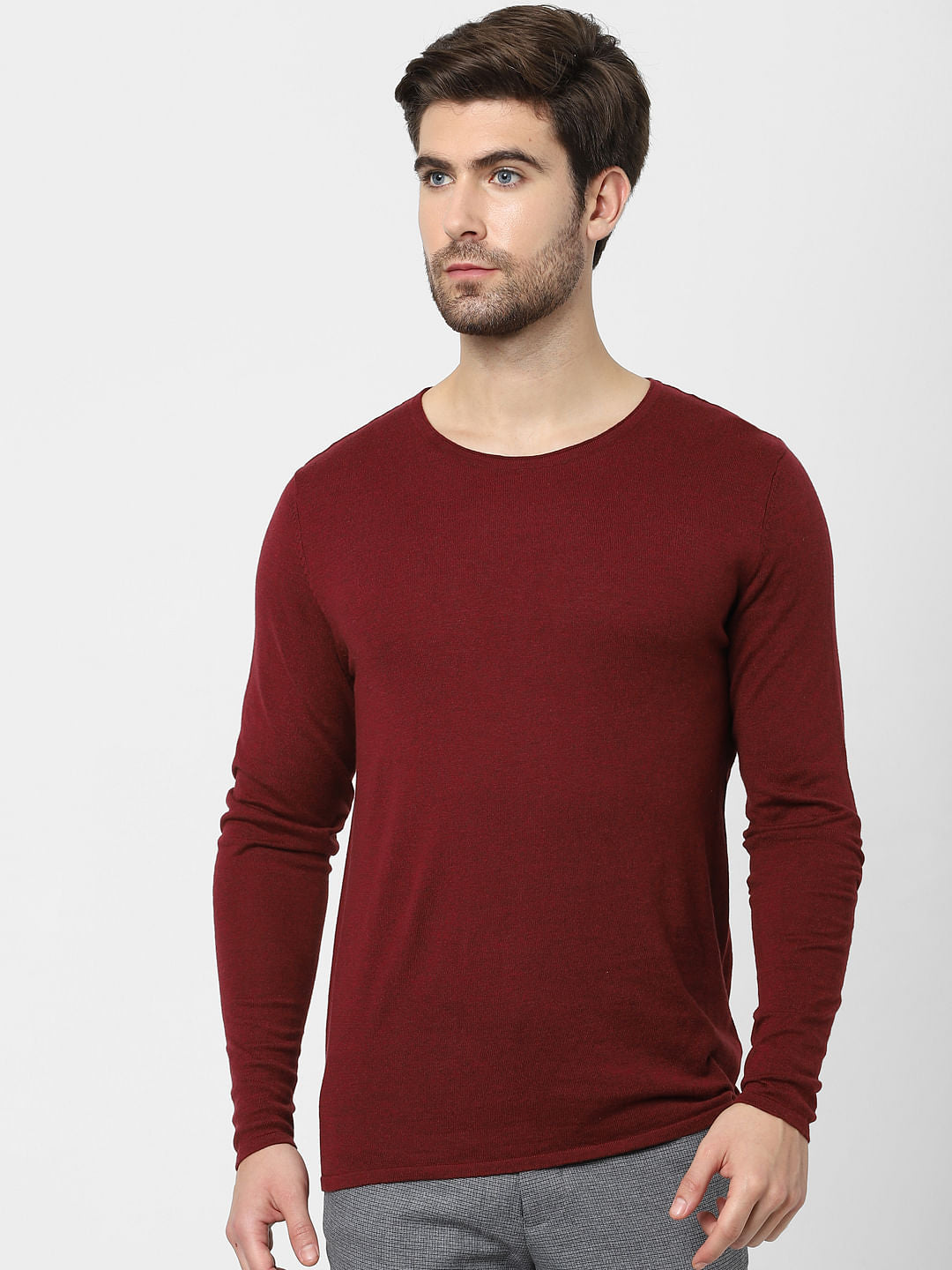 Red Organic Cotton Pullover