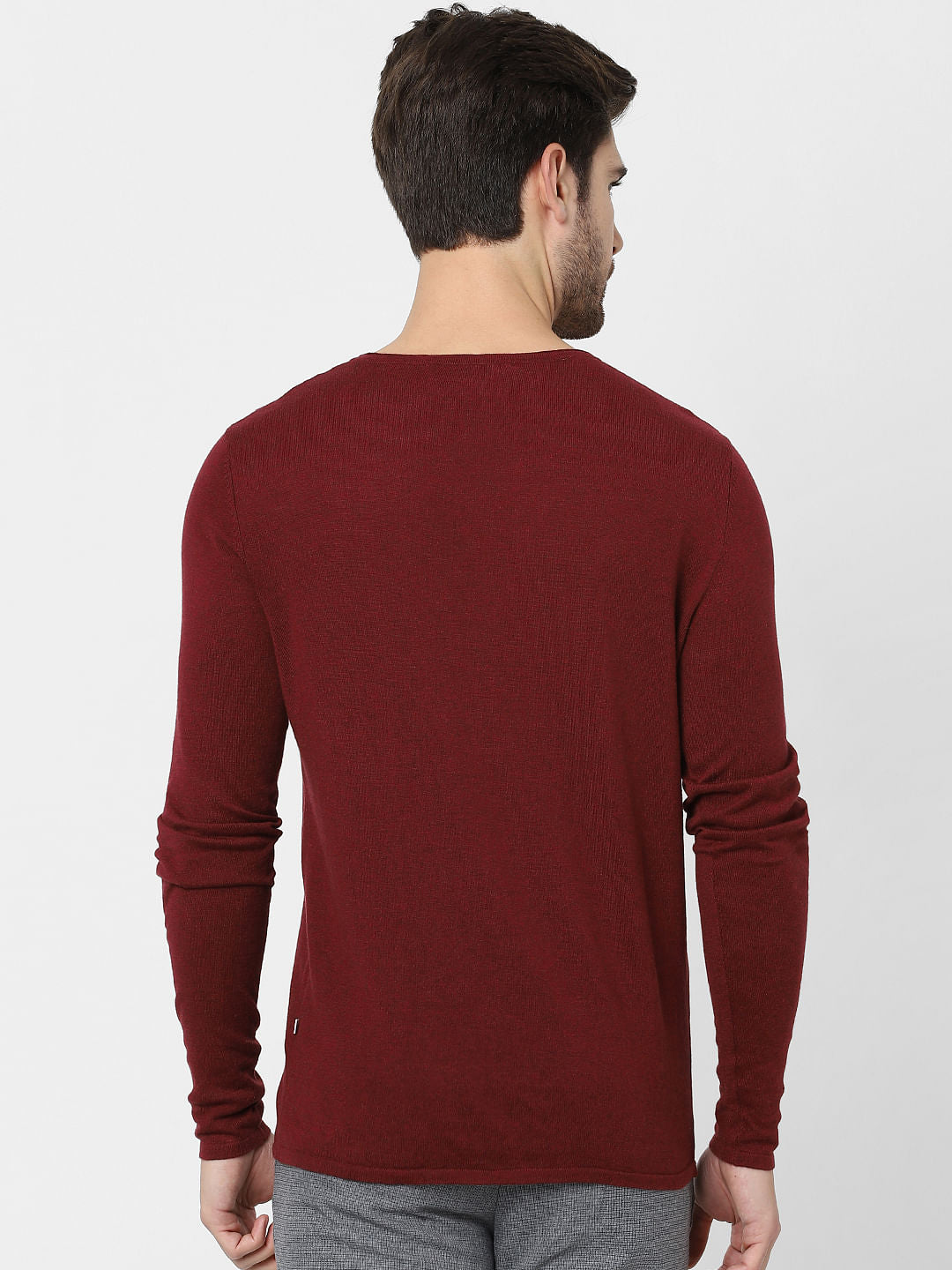 Red Organic Cotton Pullover
