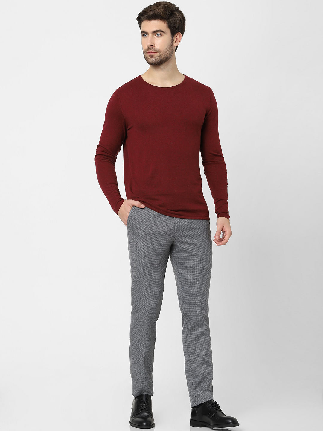 Red Organic Cotton Pullover