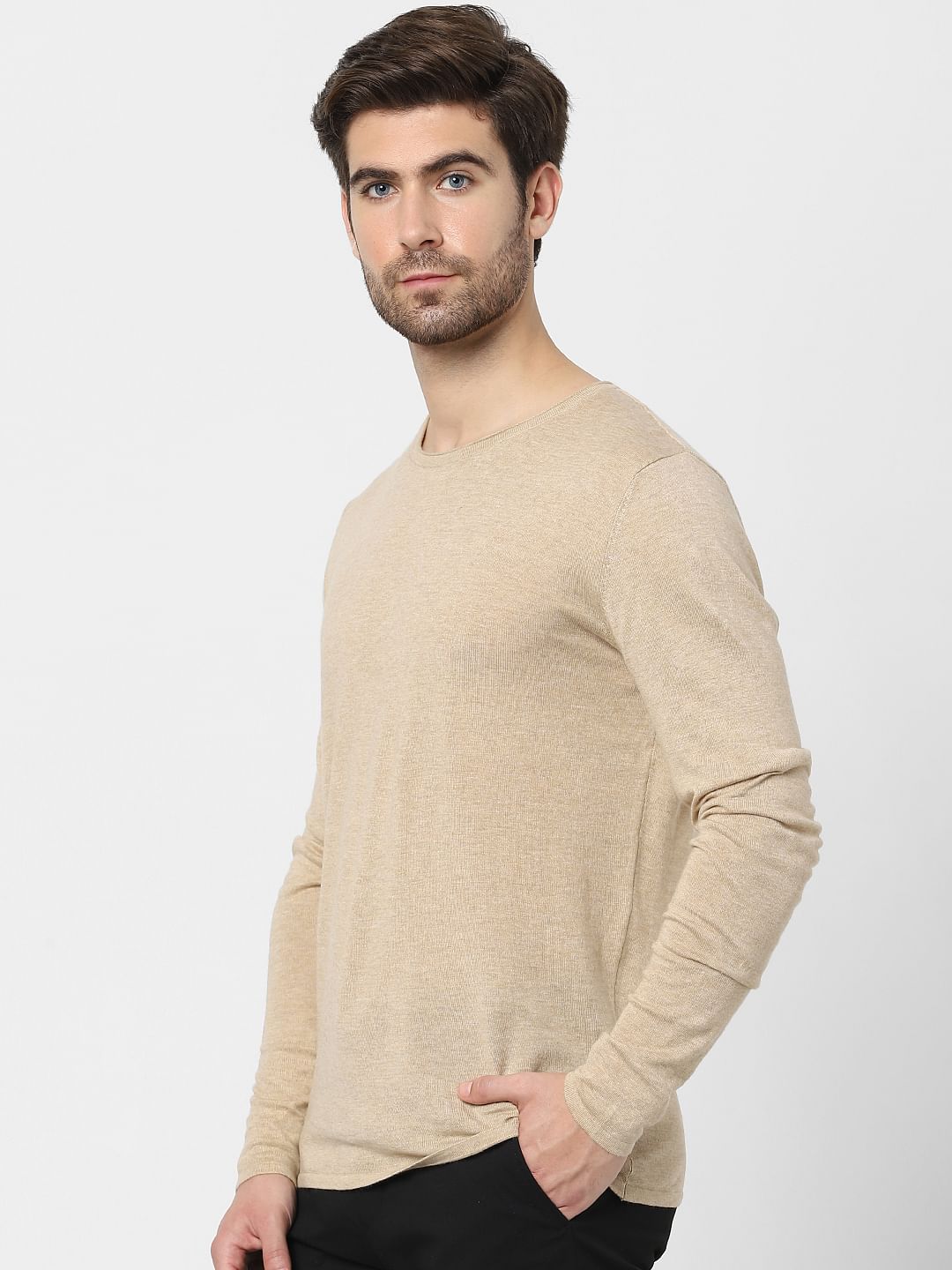 Beige Organic Cotton Pullover