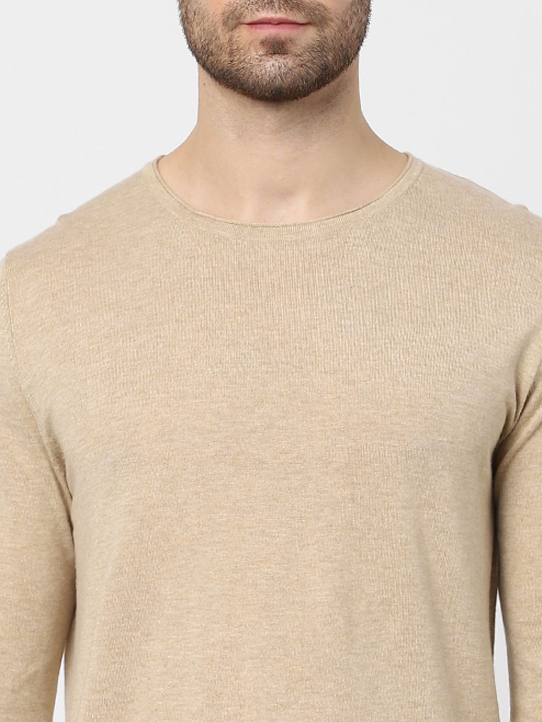 Beige Organic Cotton Pullover