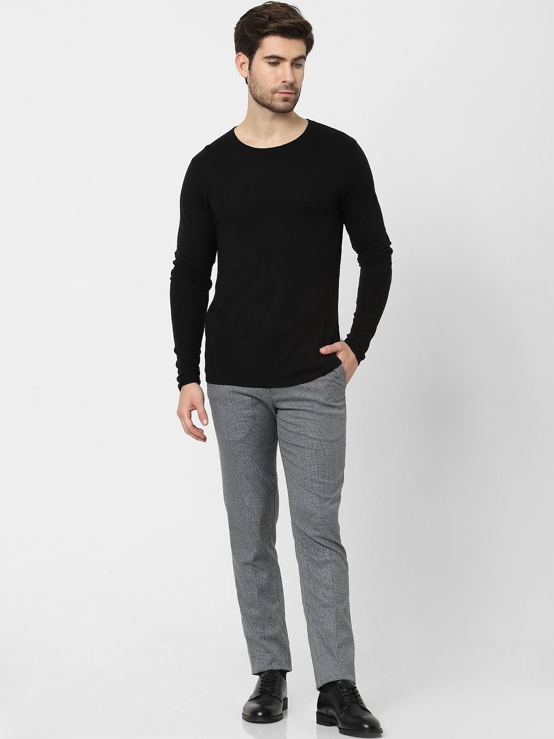 Black Organic Cotton Pullover