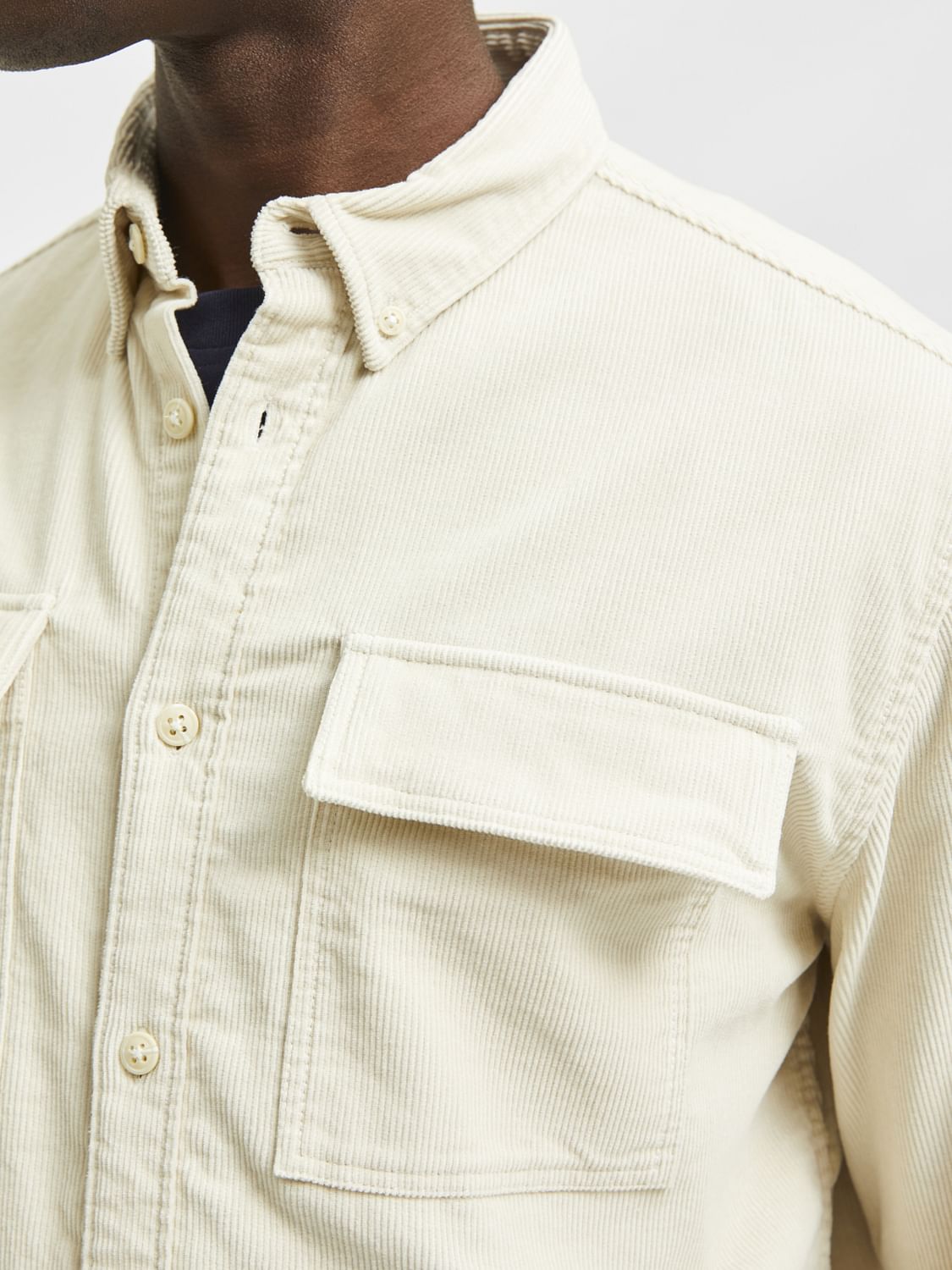 White Corduroy Shirt