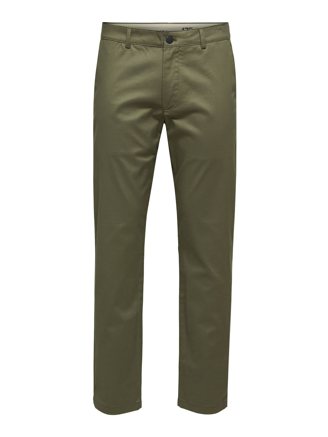 Green Mid Rise Chinos