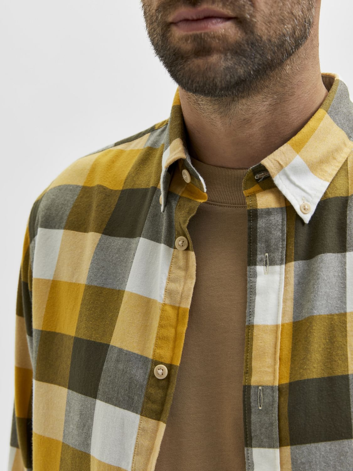 Multi-Coloured Flannel Checked Full Sleeves Shirt