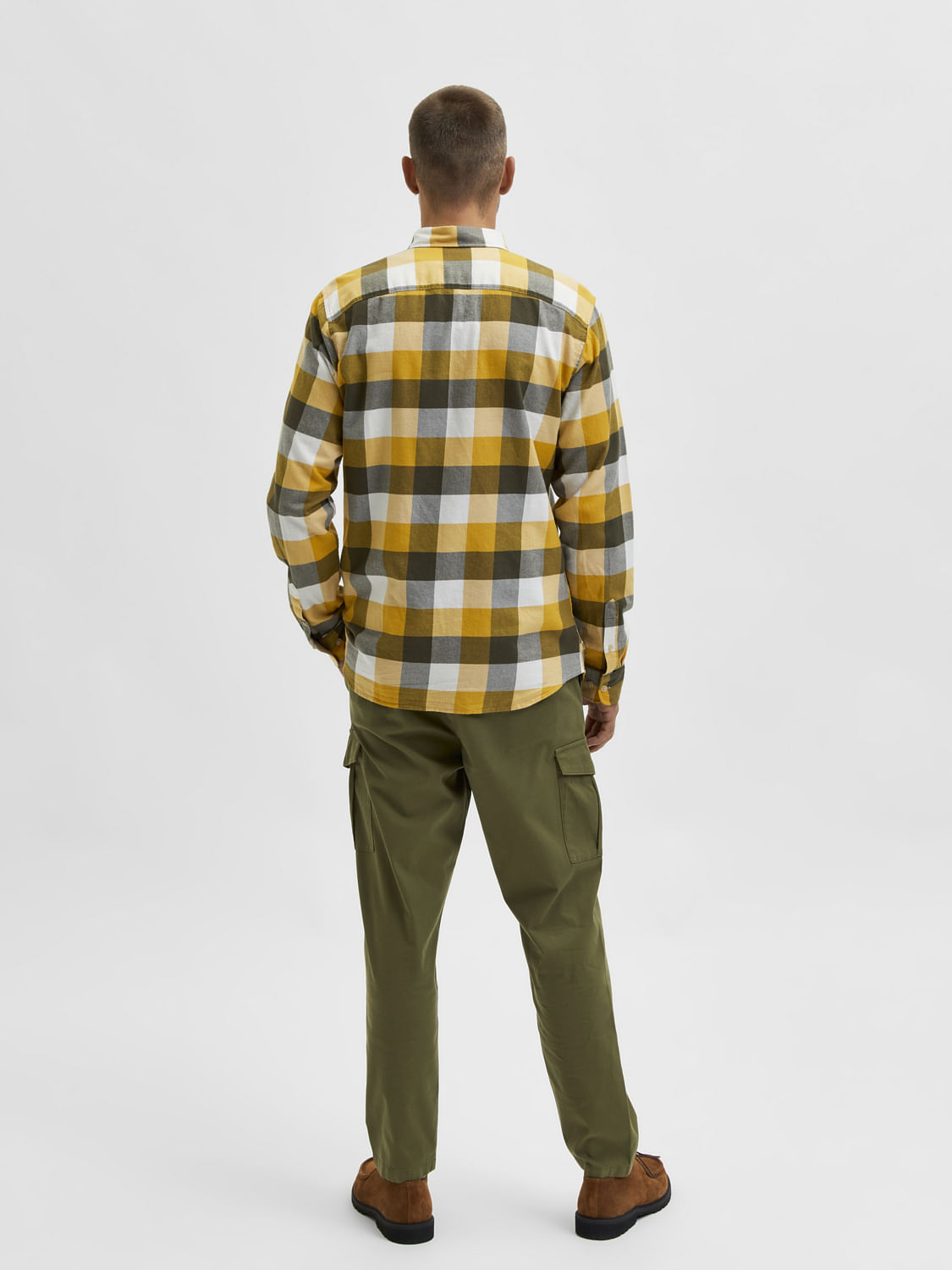Multi-Coloured Flannel Checked Full Sleeves Shirt
