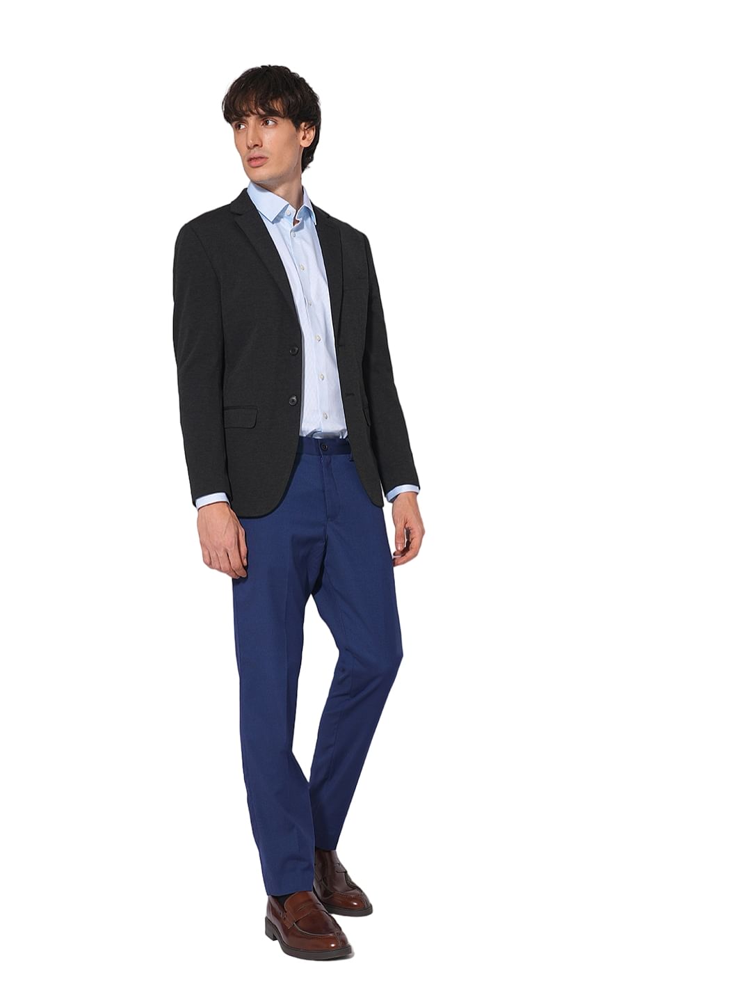 Light Blue Slim Fit Formal Shirt