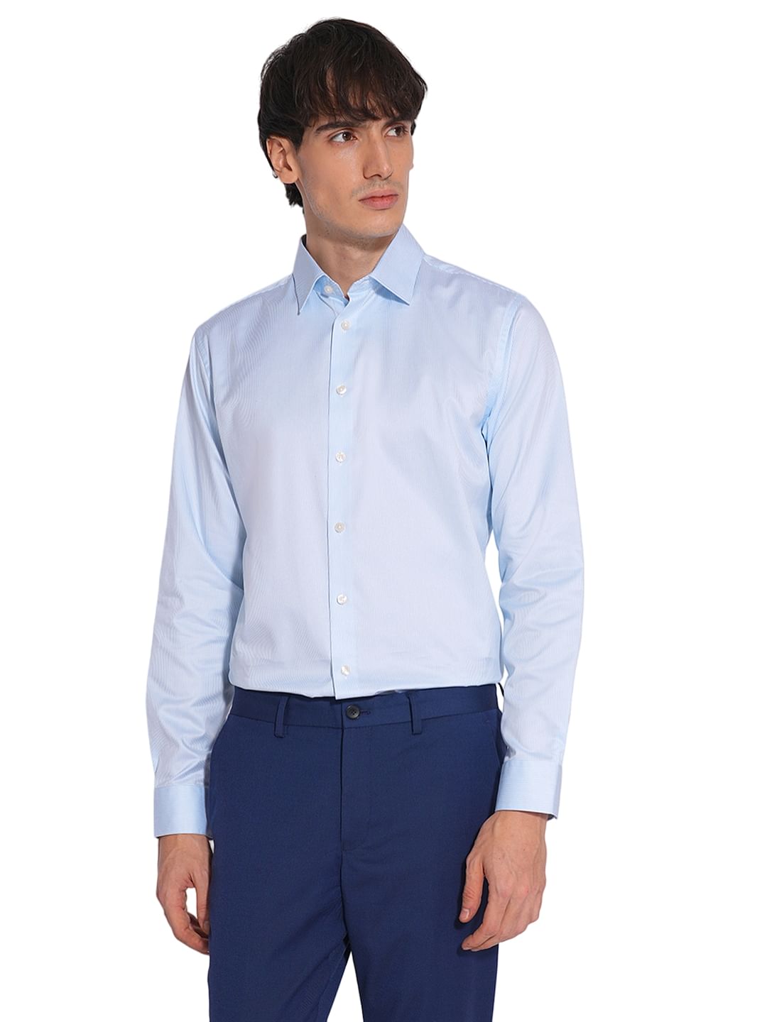 Light Blue Slim Fit Formal Shirt