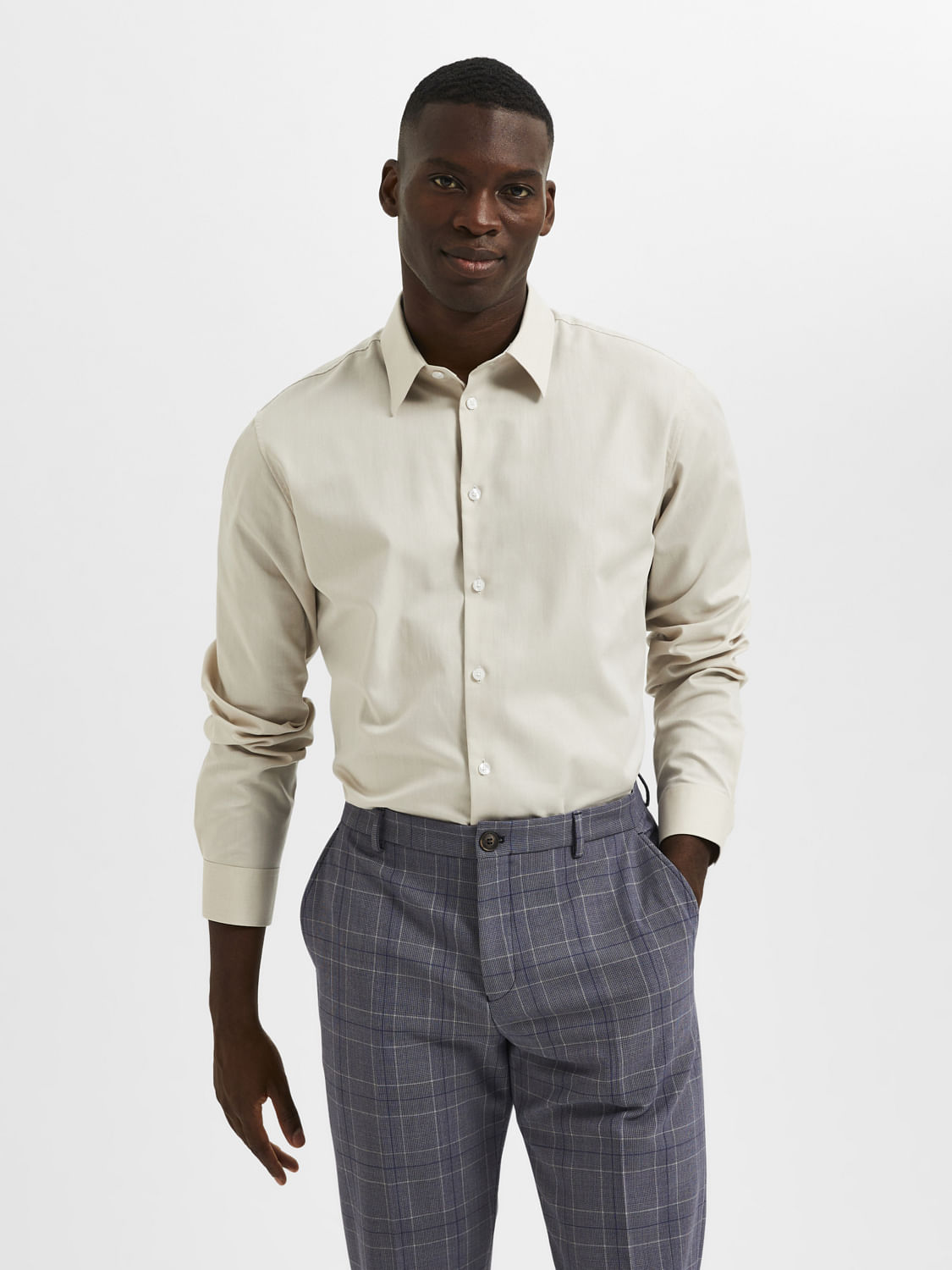 White Full Sleeves Shirt