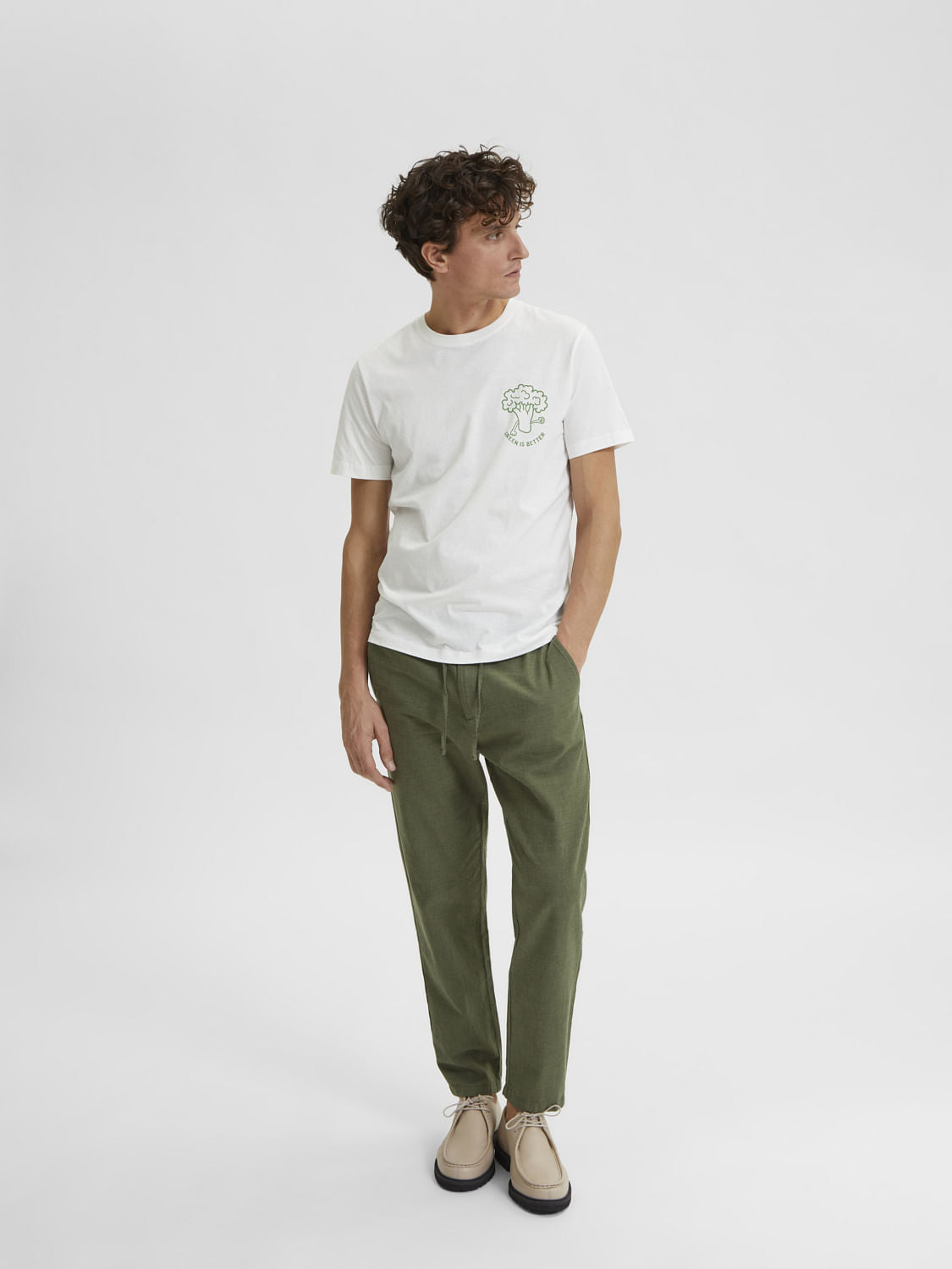 White Crew Neck T-Shirt