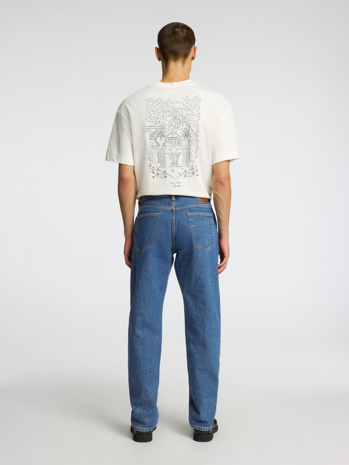 Blue Straight Fit Jeans